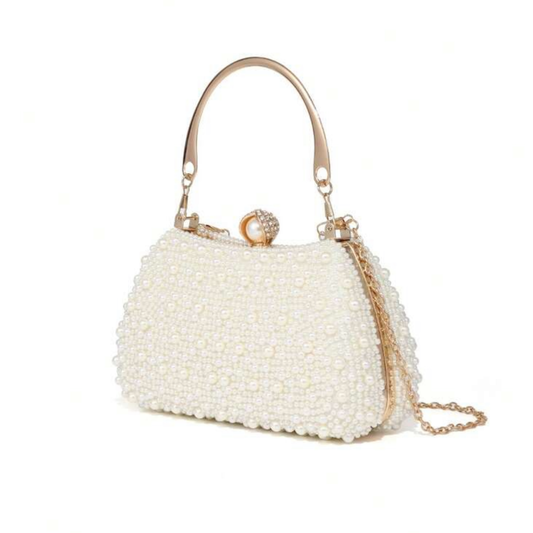 Pearl Embellished Bag
