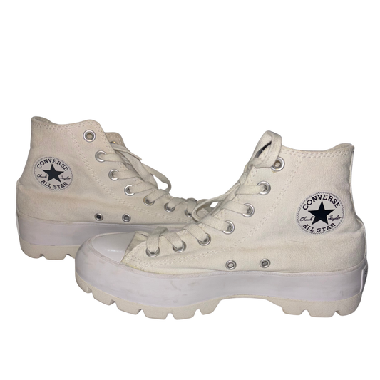 White Converse High Top Trainers