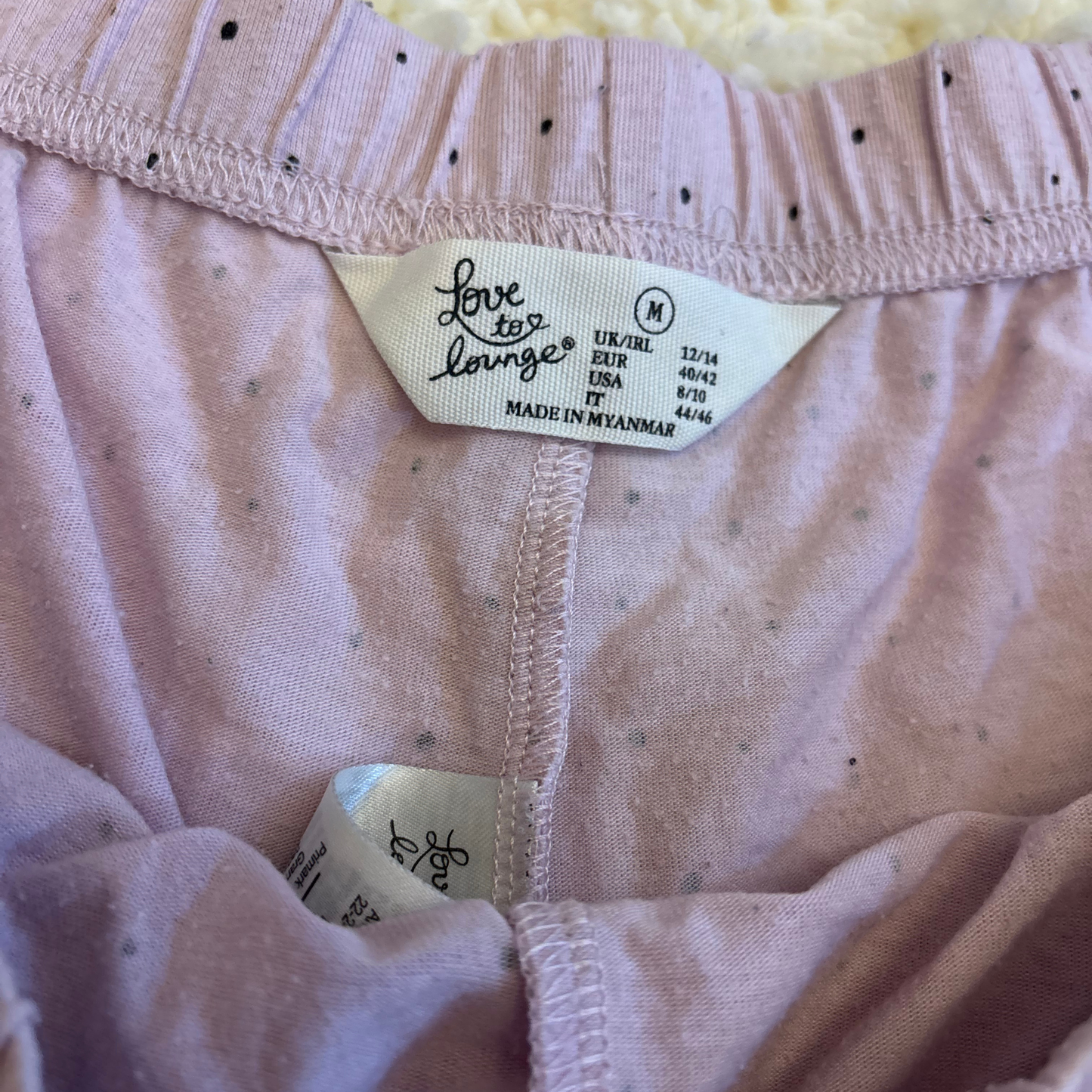 Purple Pyjama Shorts