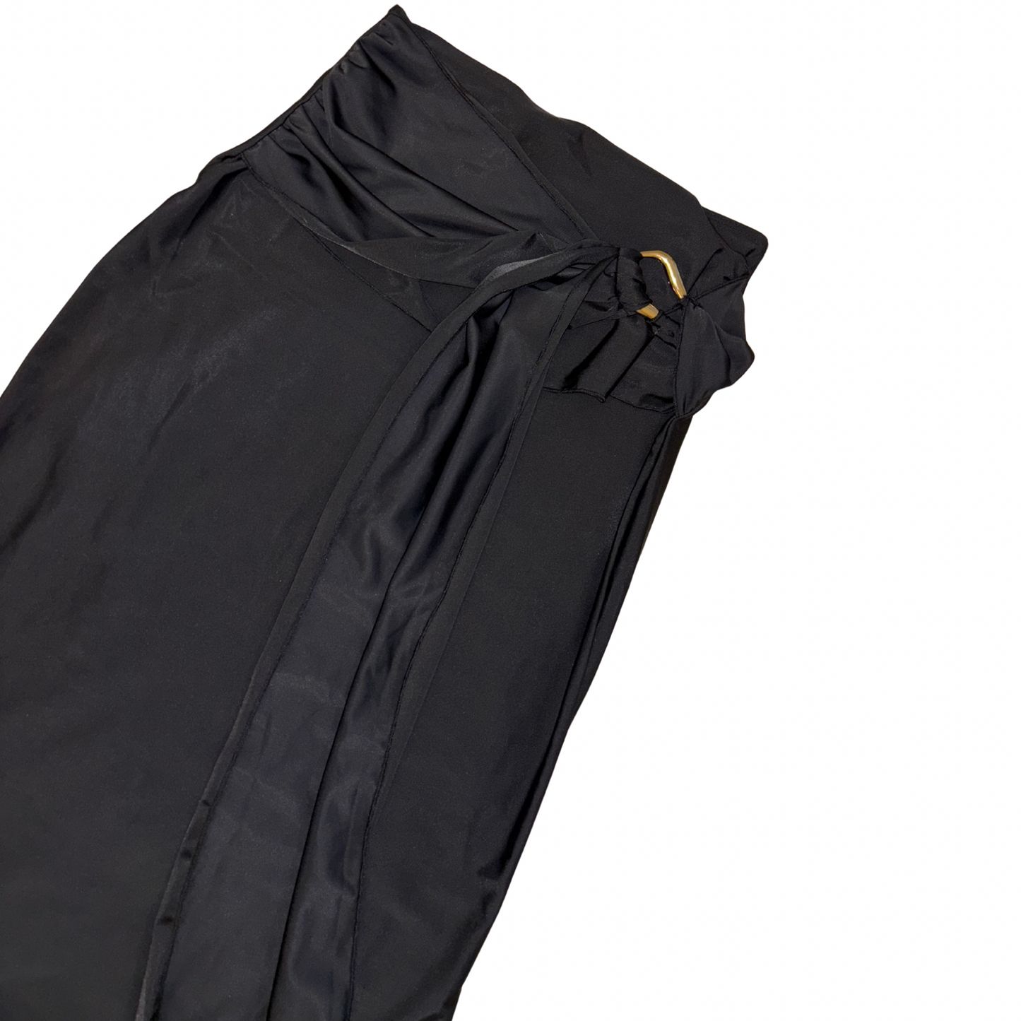 Black Slinky Maxi Skirt