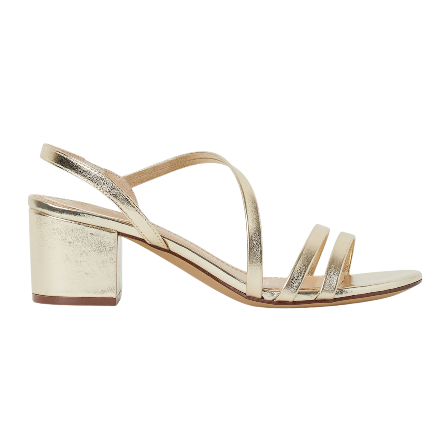 H&M Gold Strappy Heels