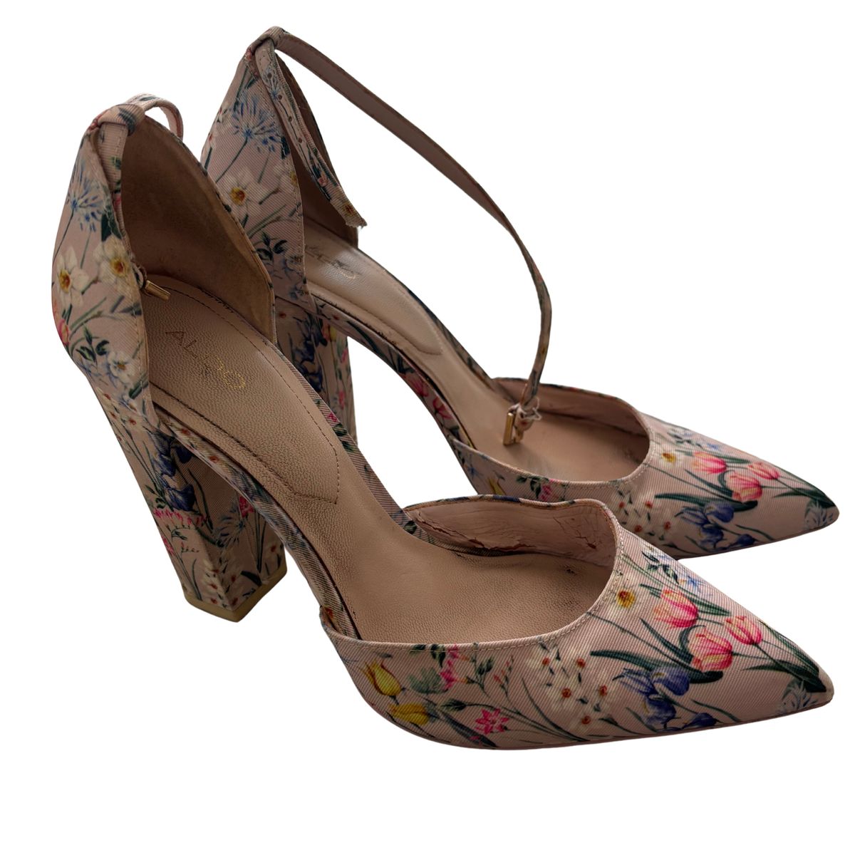 Aldo Floral Block Heels