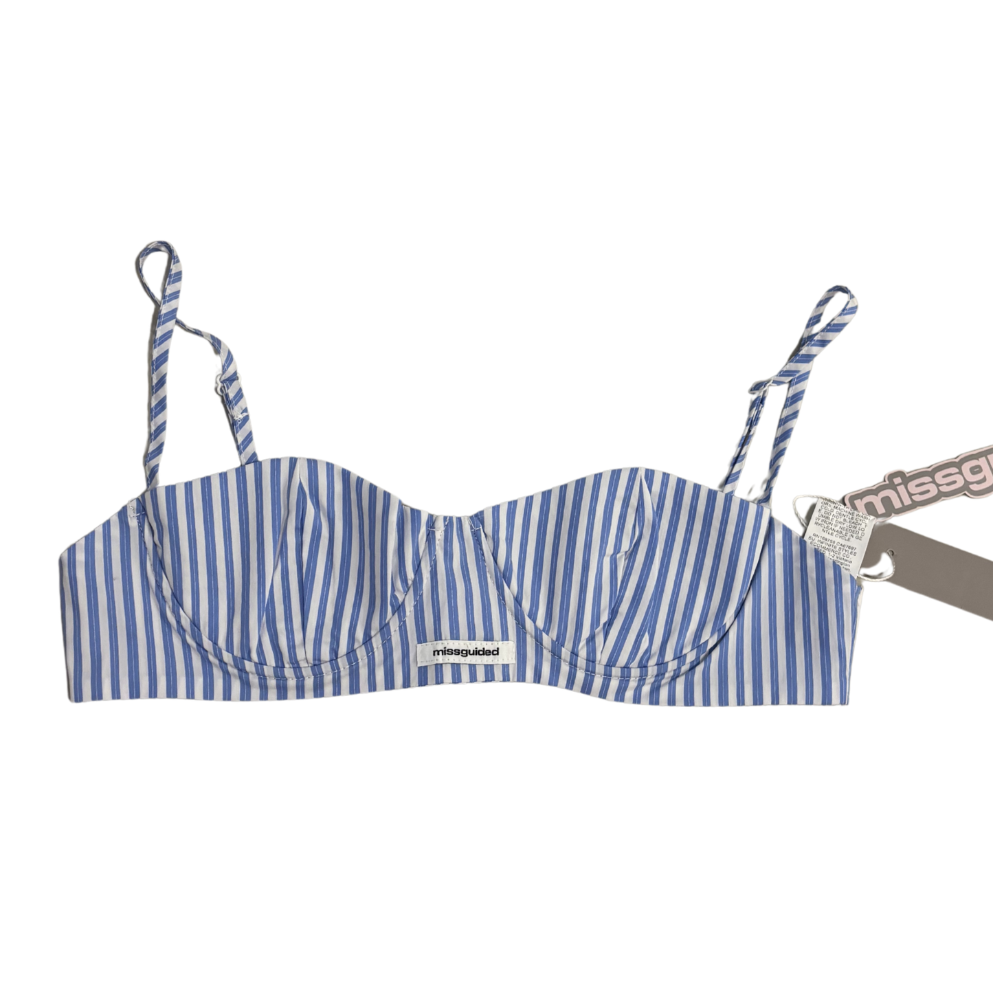 Missguided Striped Bralette