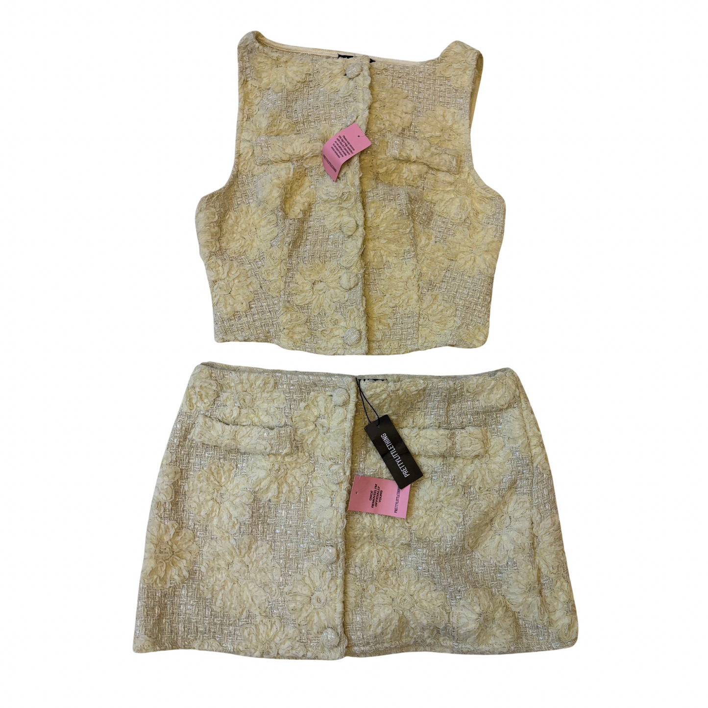PLT Lemon Floral Boucle Co-Ord
