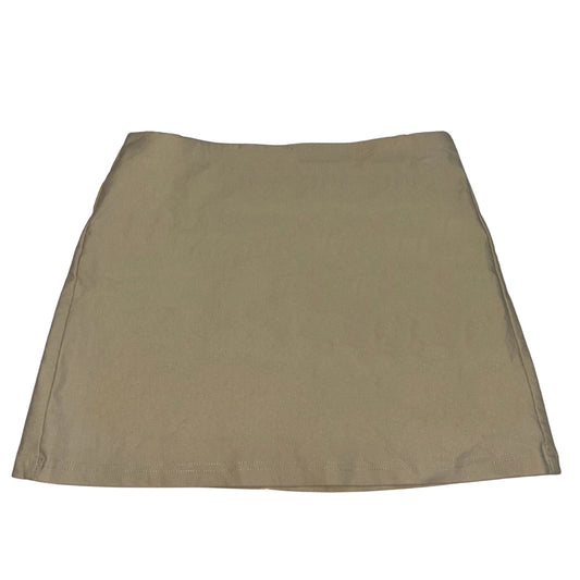 Beige Mini Skirt