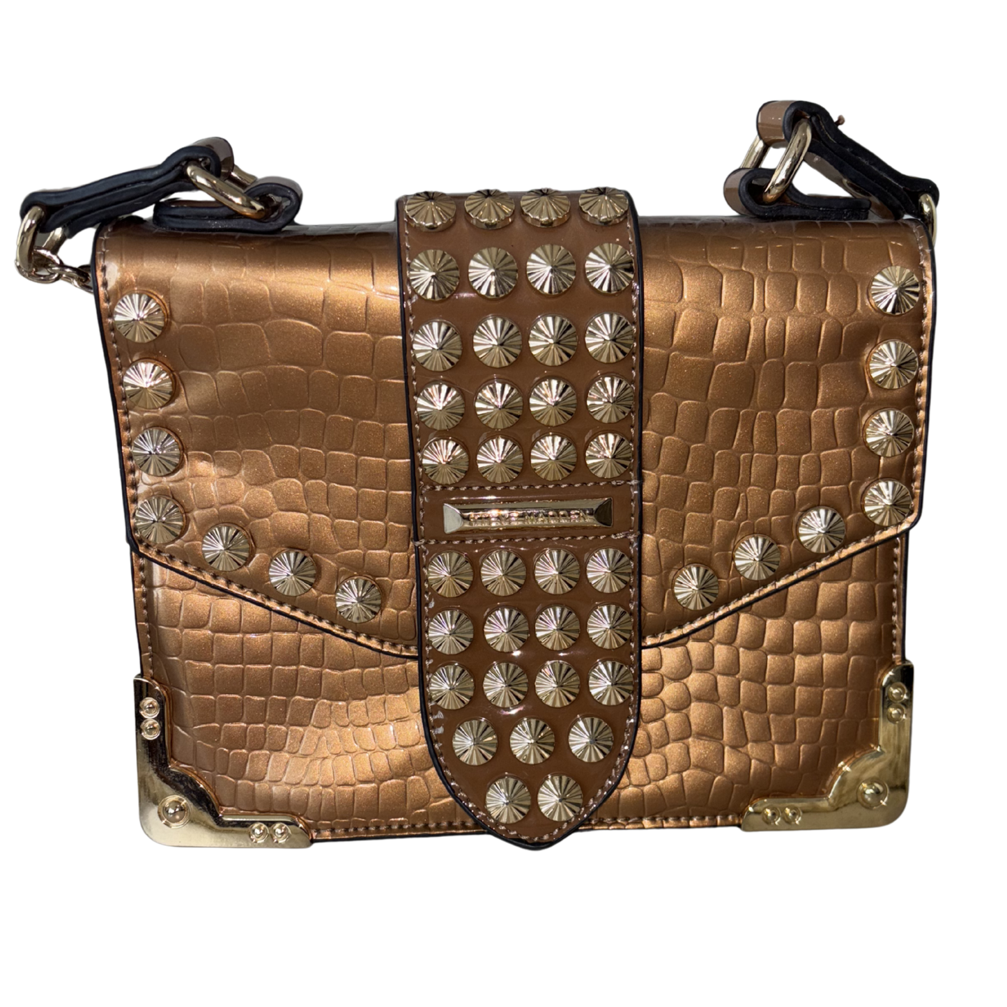 Steve Madden Bronze Studded Bag