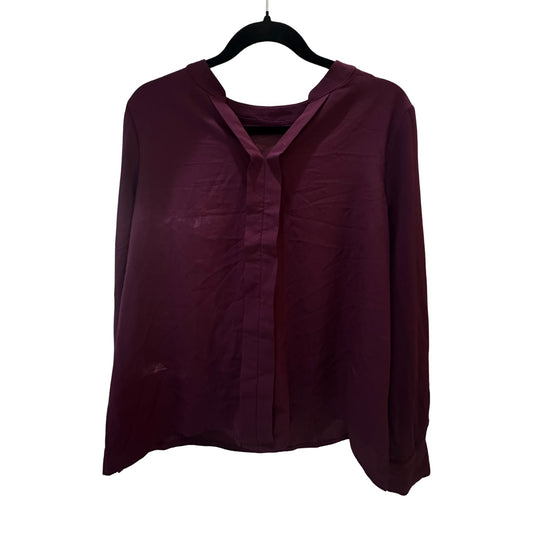 Burgundy Long Sleeve Shirt