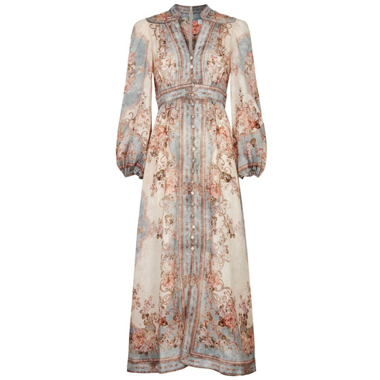 Zimmermann August Plunge Maxi Dress