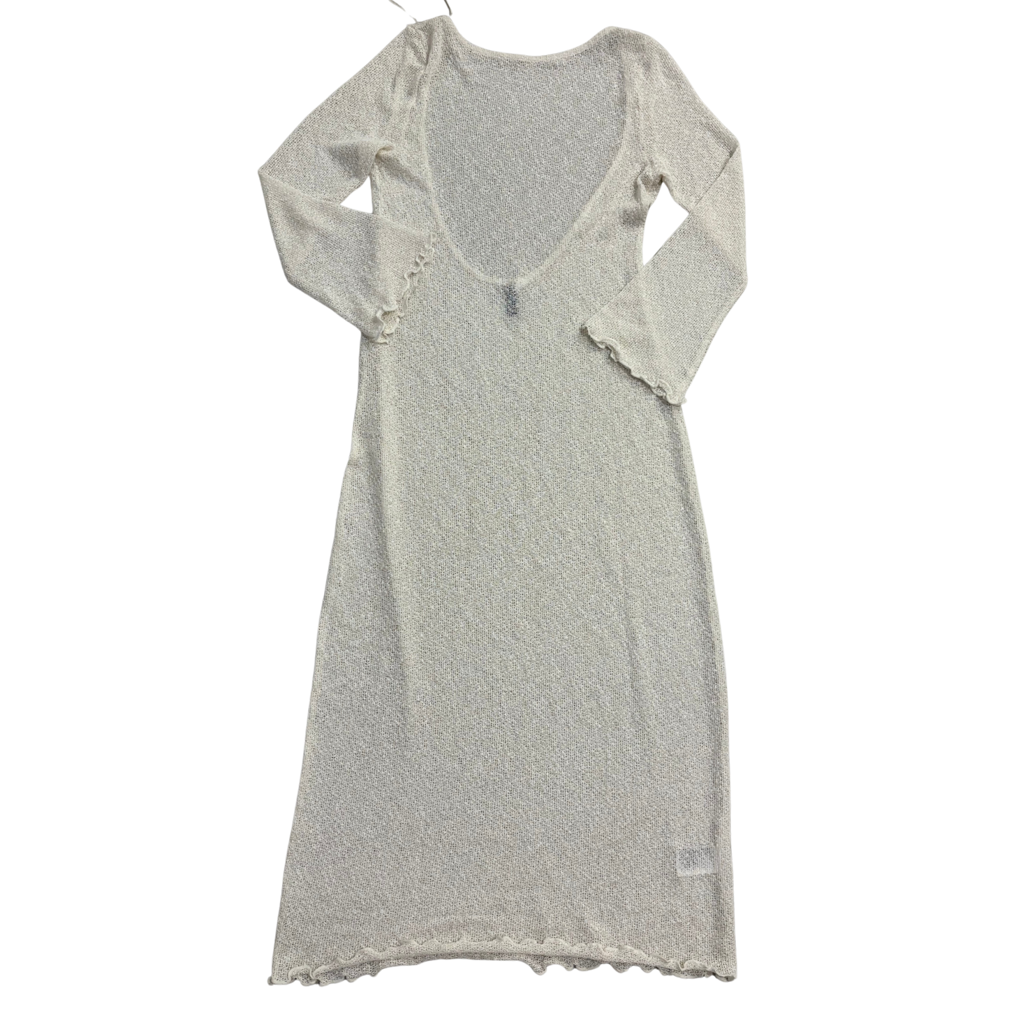 H&M Cream Knit Backless Maxi Dress
