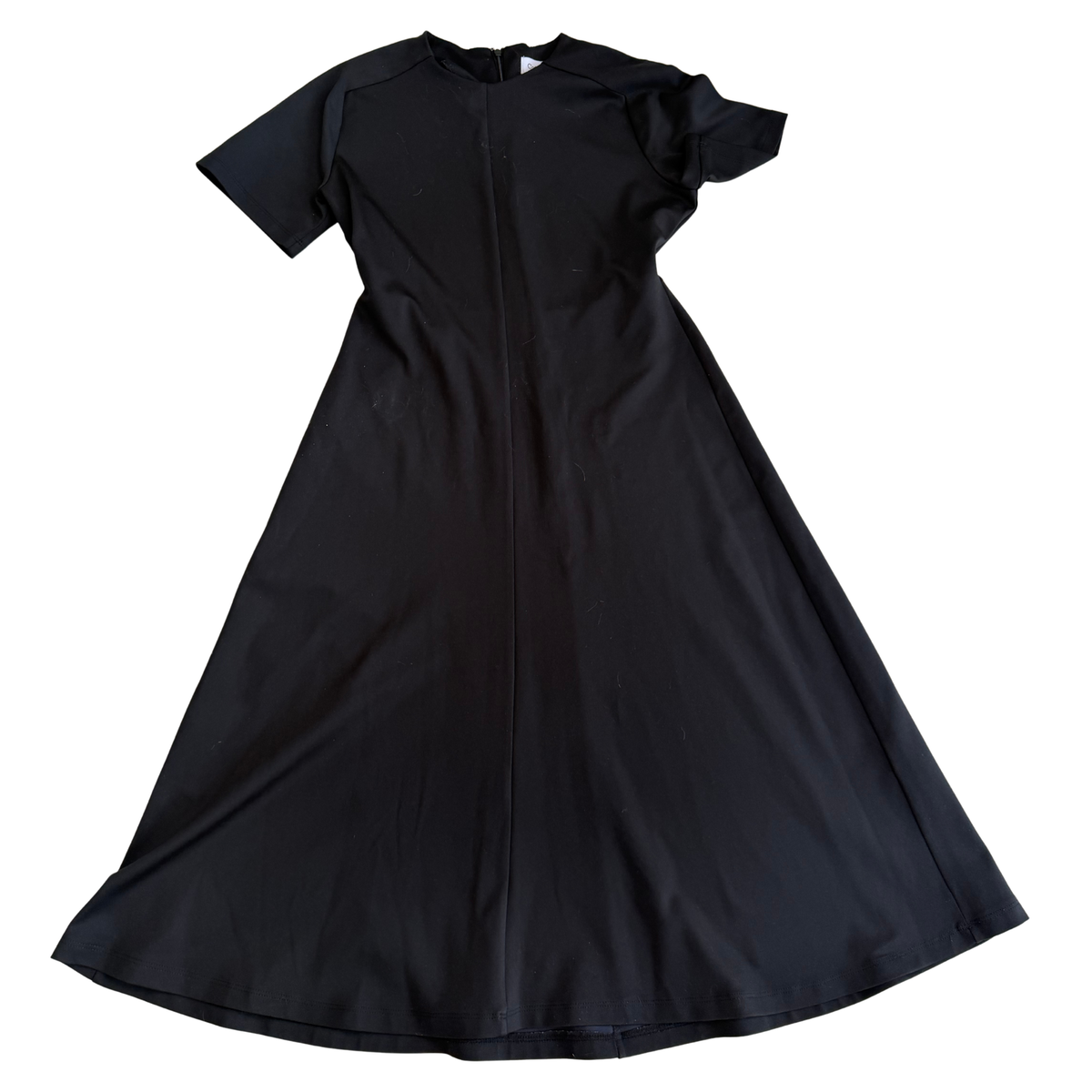 Calvin Klein Black Flowy Midi Dress