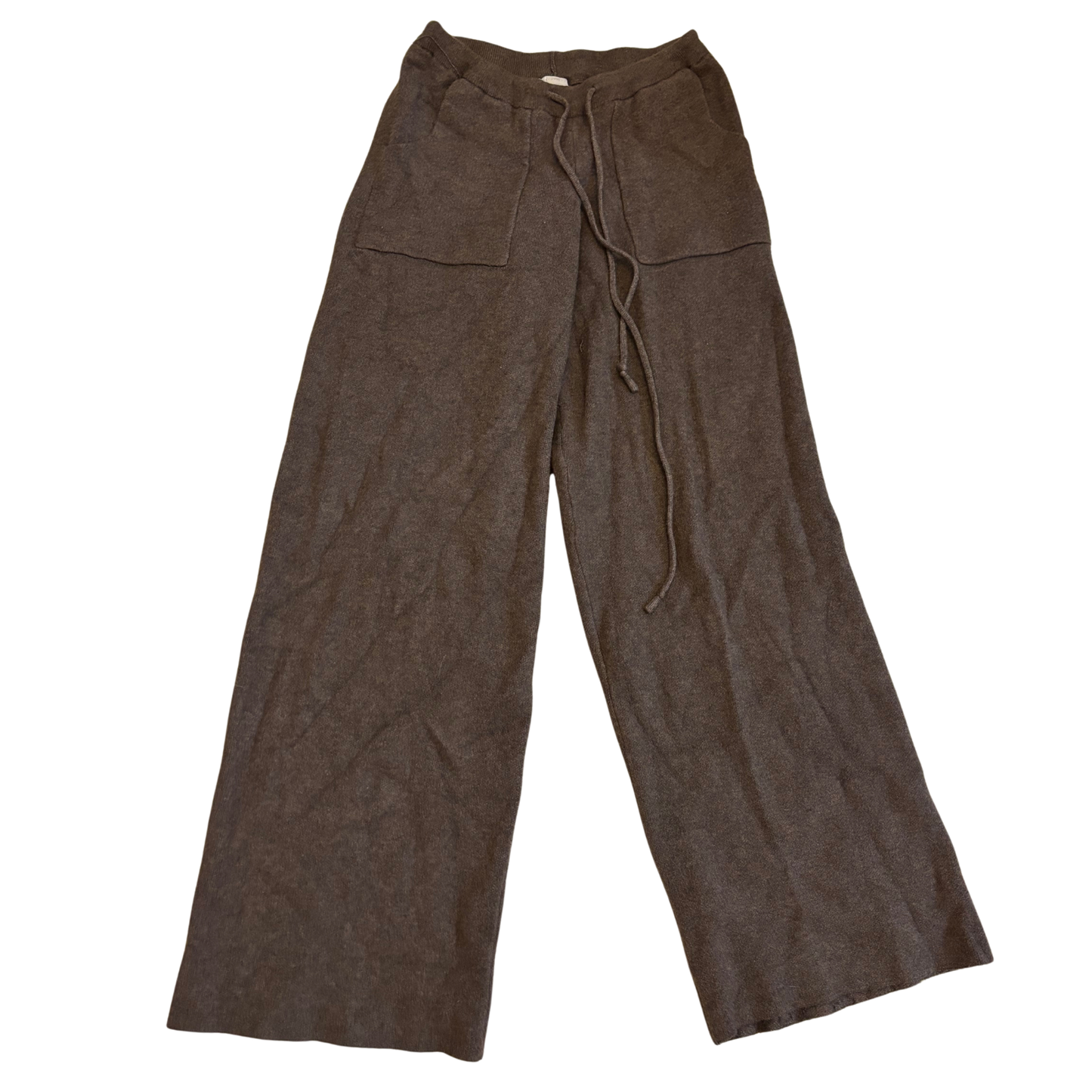 Brown Wide Leg Trousers