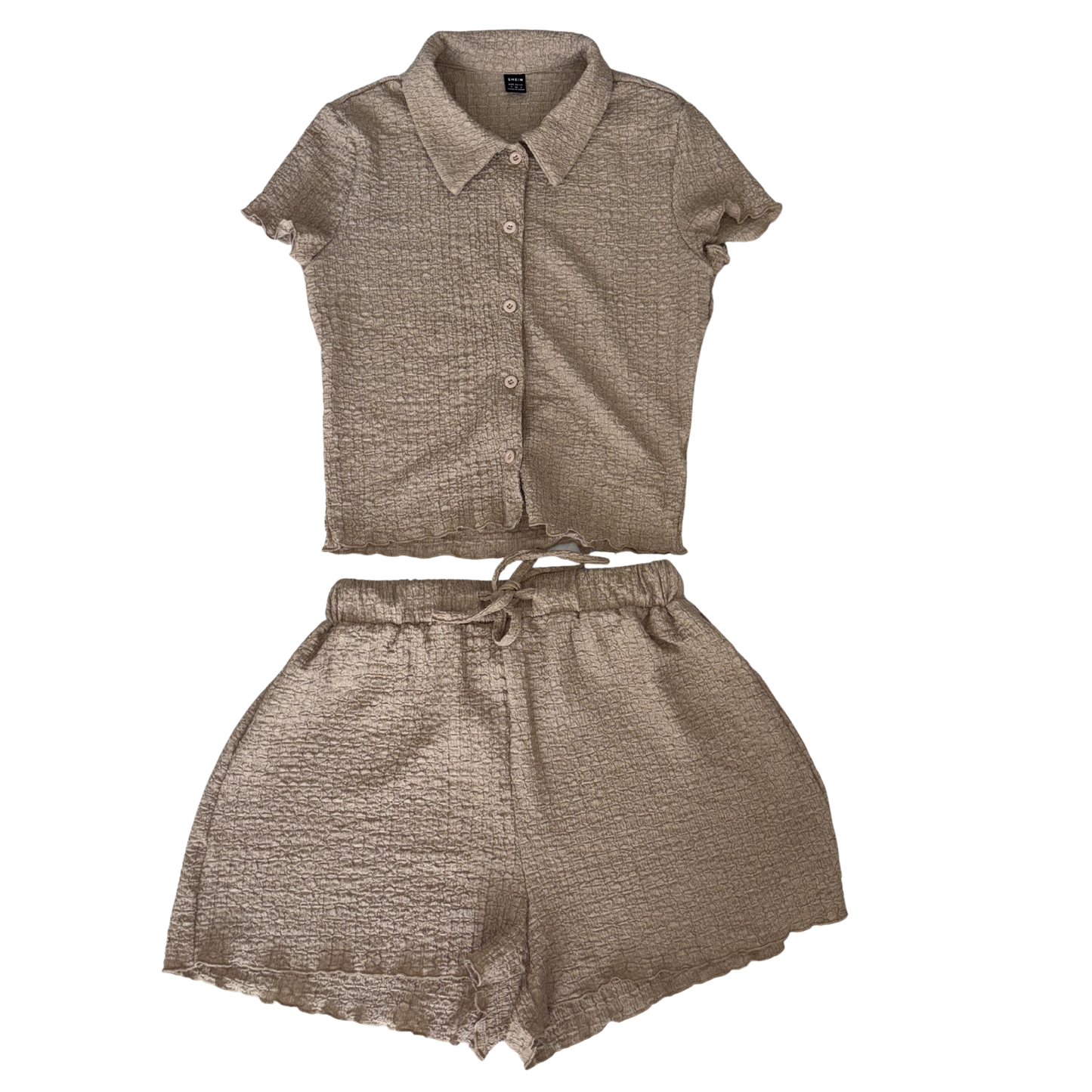 Brown Suckered Co-Ord