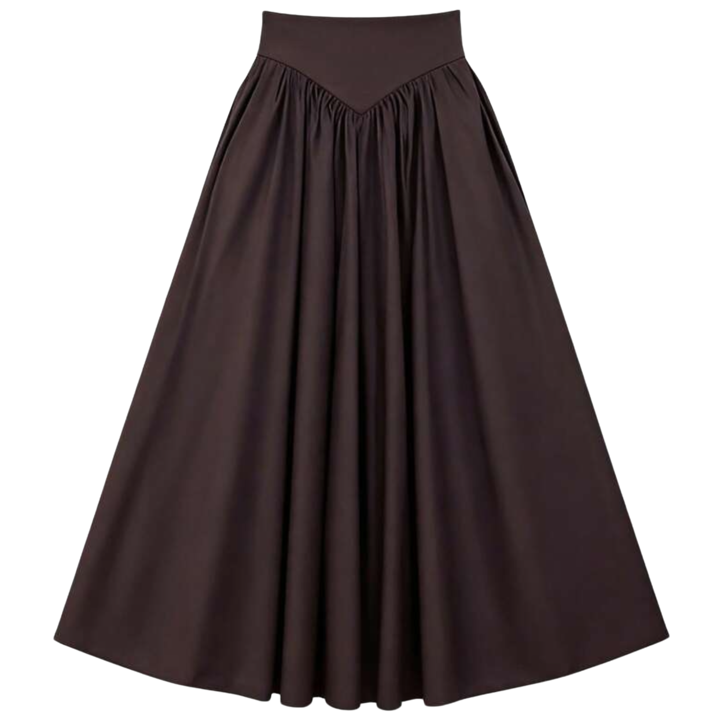 Brown Maxi Skirt