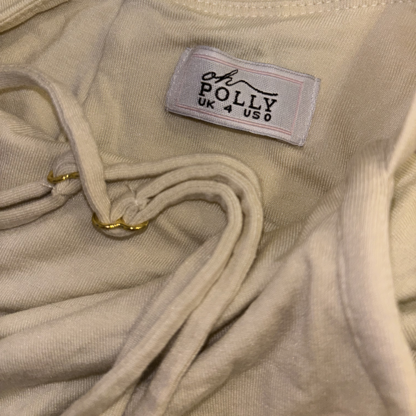 Oh Polly Beige Jumpsuit