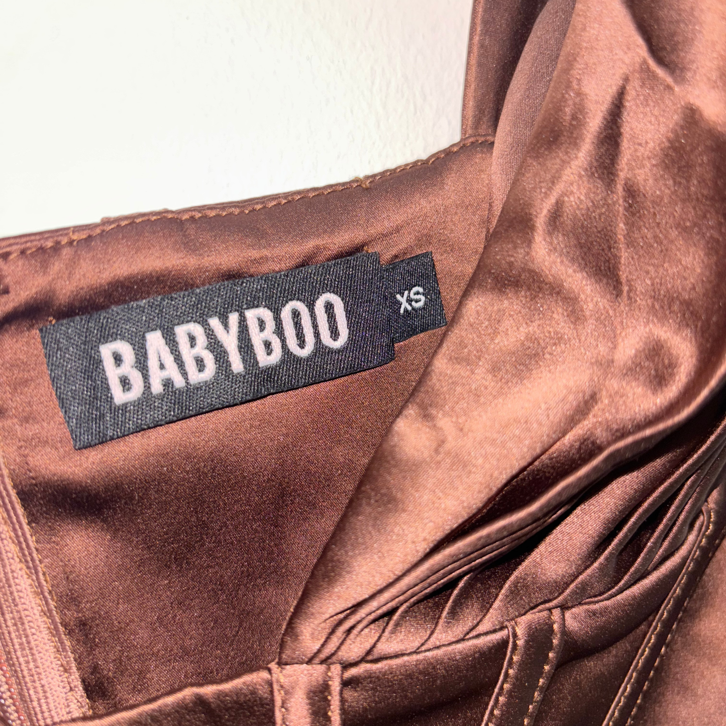 Babyboo 'Cordelia' Brown Maxi Dress