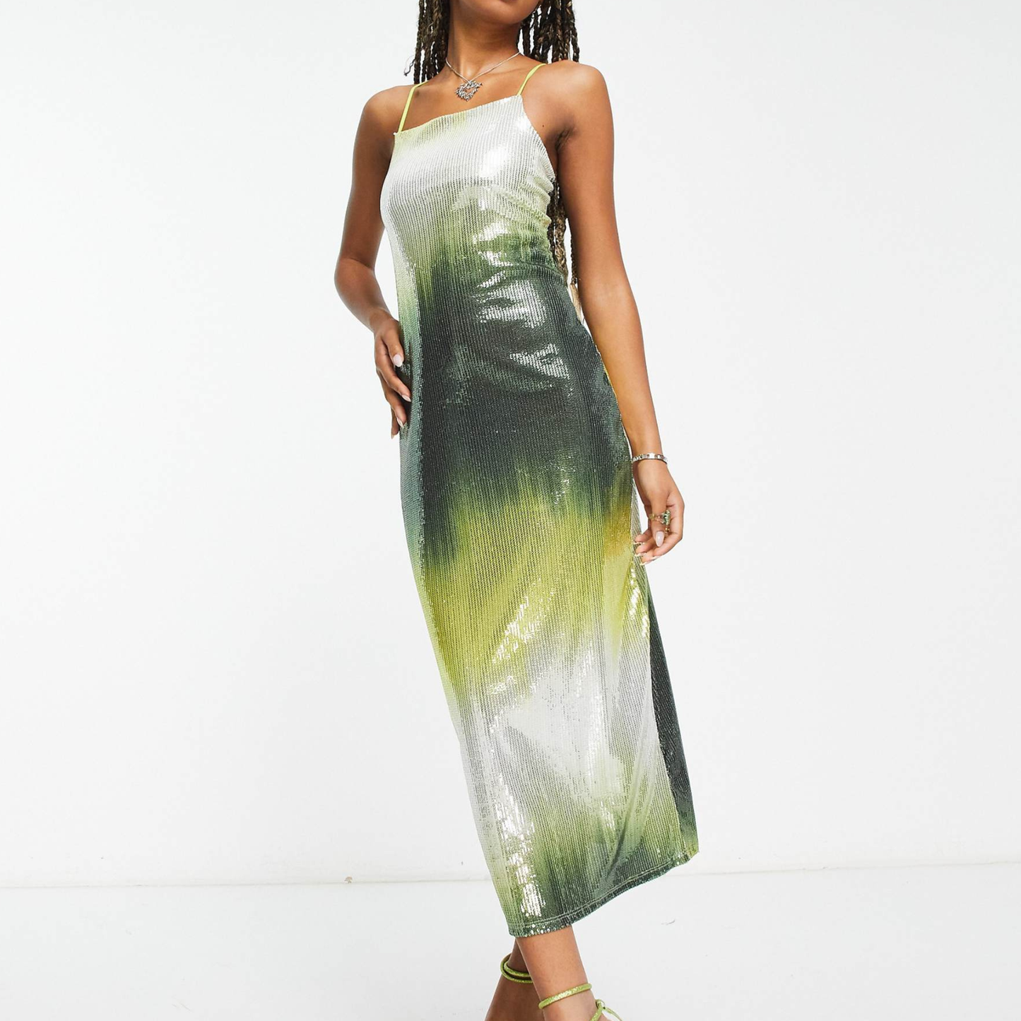 Collusion Sequin Maxi Dress