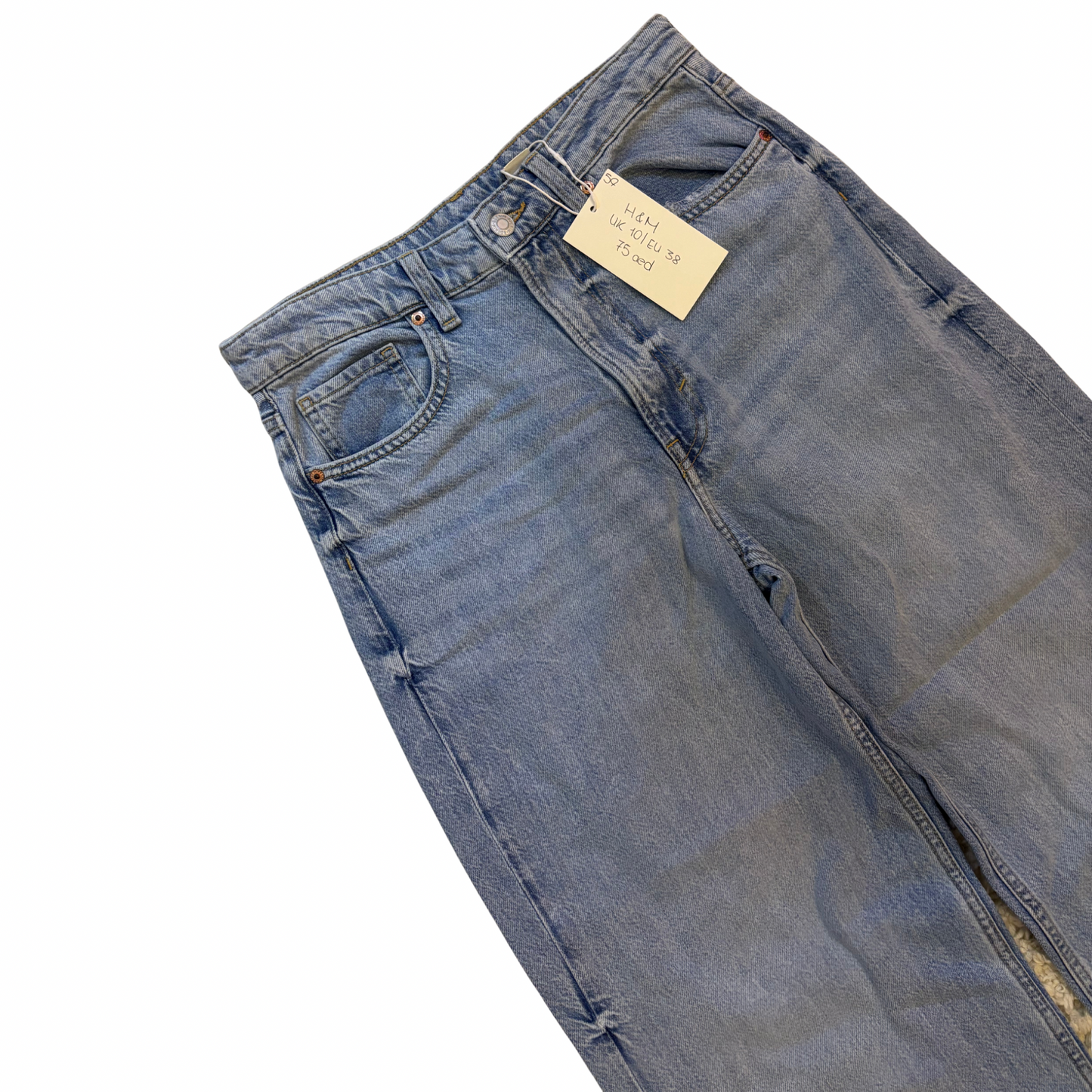 H&M Blue Wide Leg Jeans