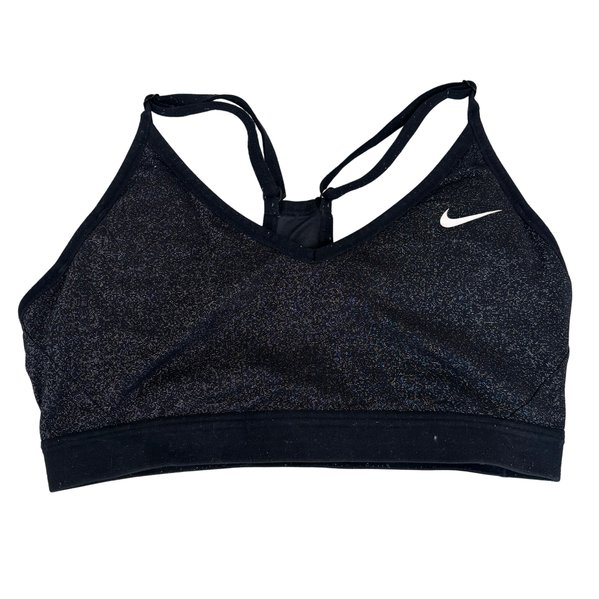 Nike Black Sparkly Sports Bra