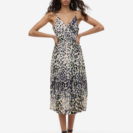 H&M Animal Print Maxi Dress