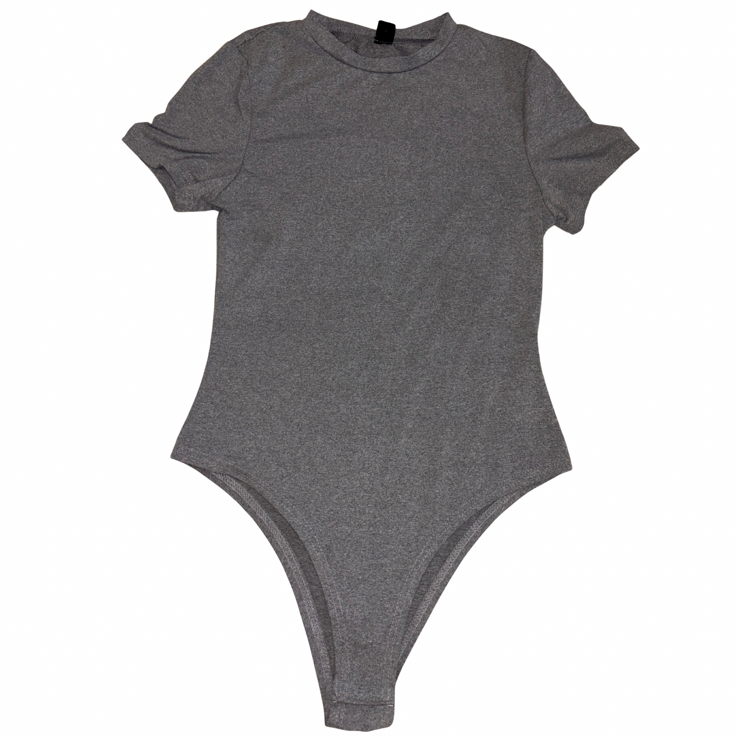 Grey Short Sleeve Bodysuit