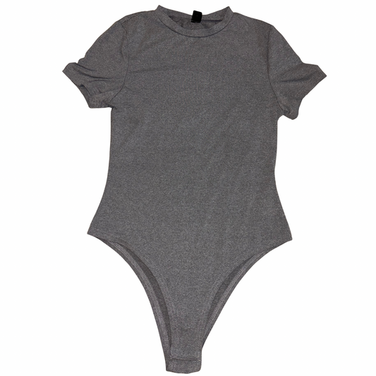 Grey Short Sleeve Bodysuit