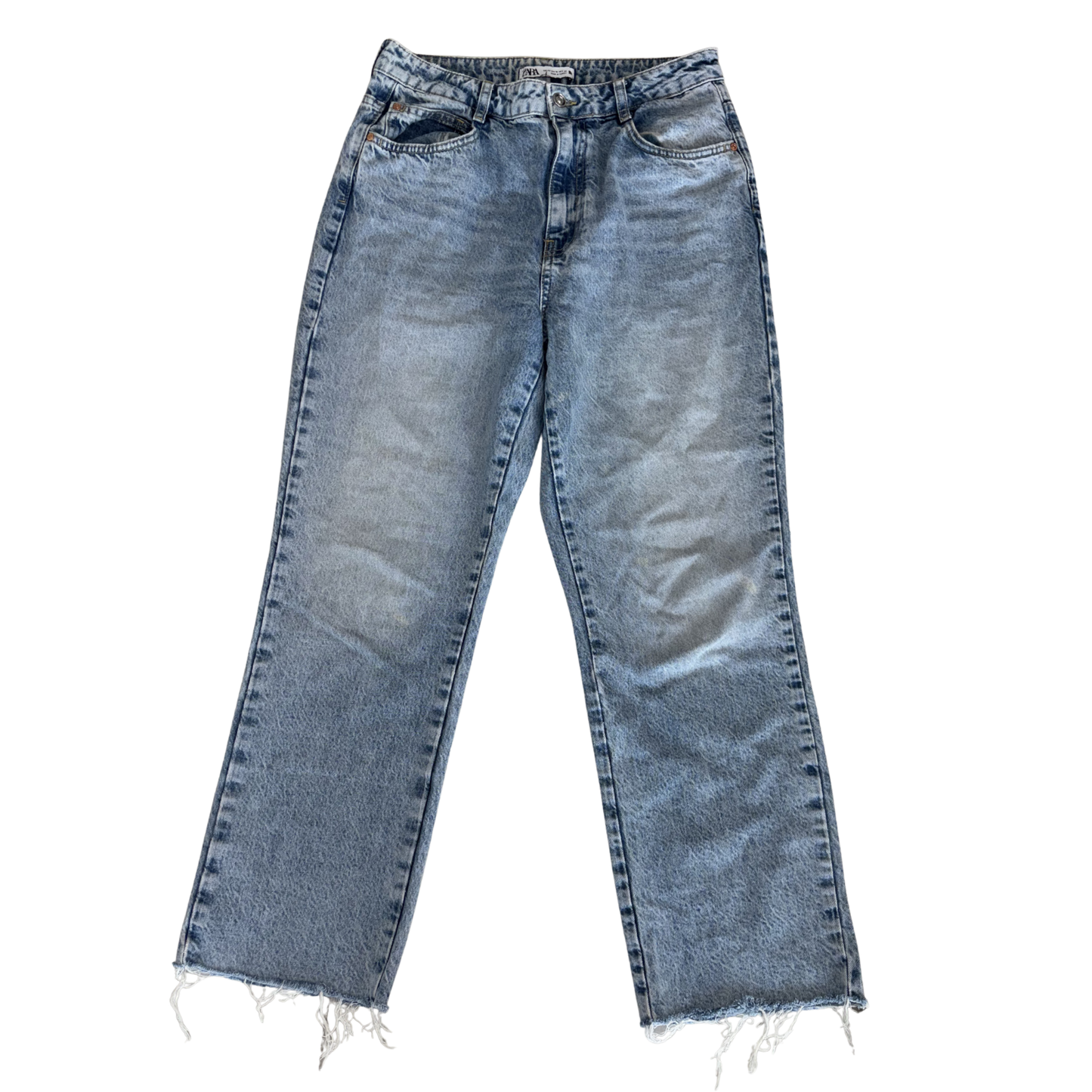 Zara Blue Wide Leg Jeans