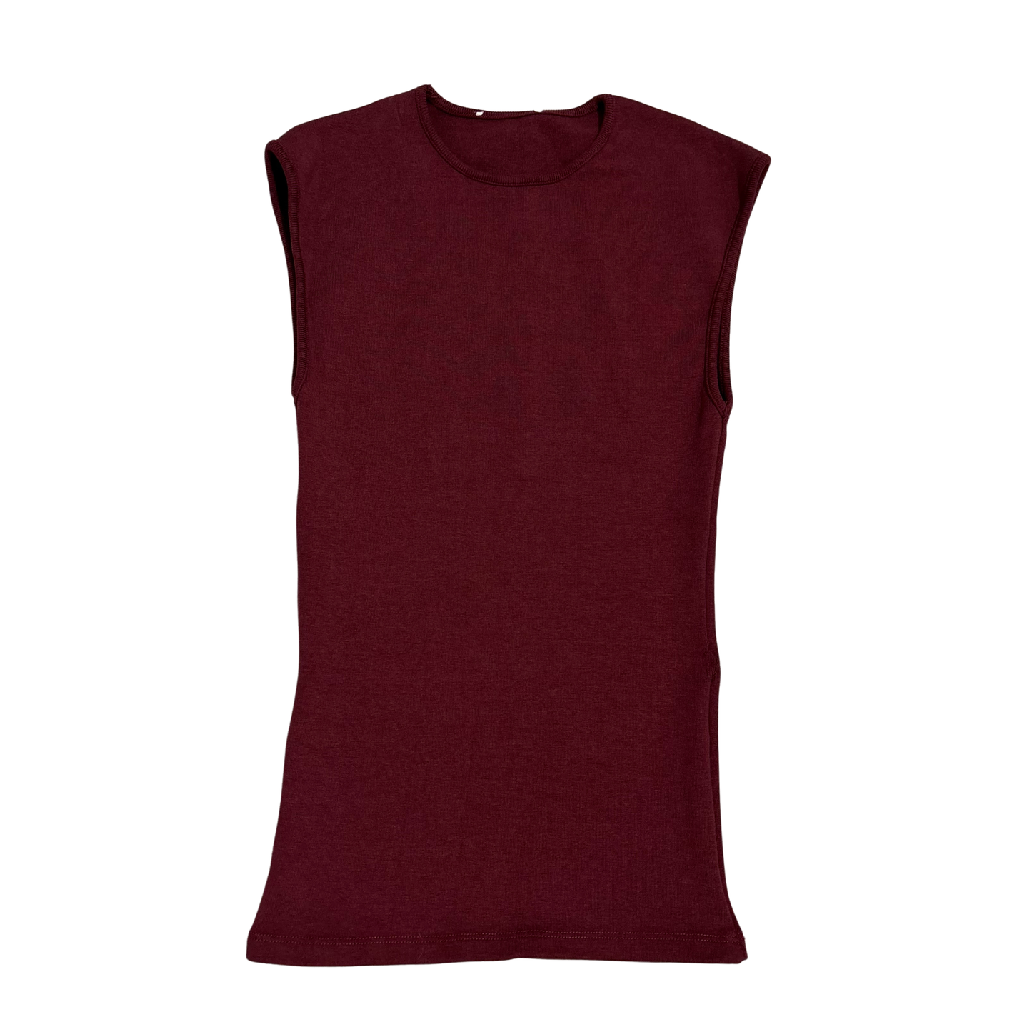 Mango Burgundy Knitted Vest Top