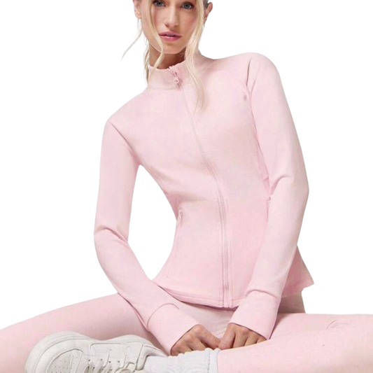 Pink Fitted Gym Jacket