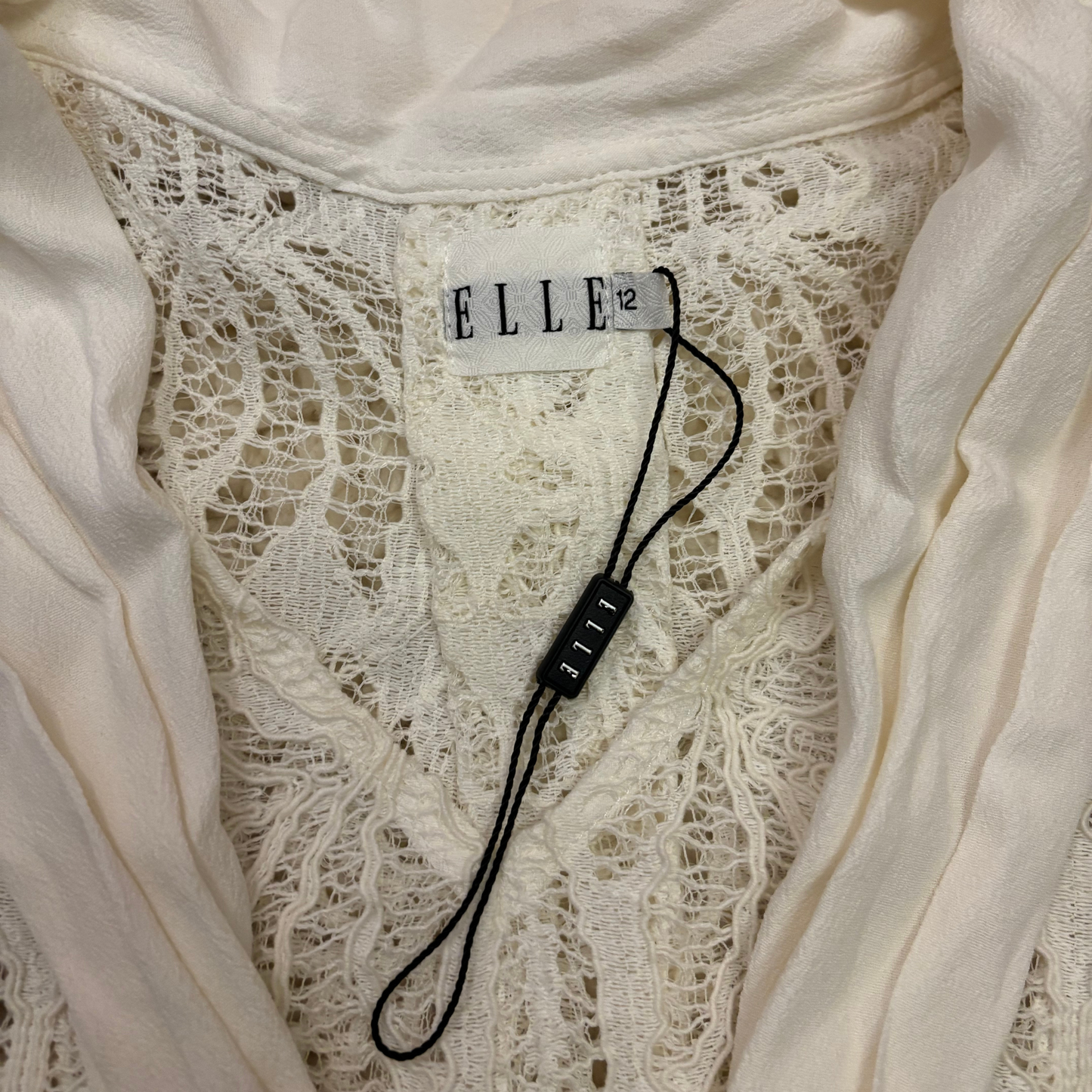 Elle White Lace Top