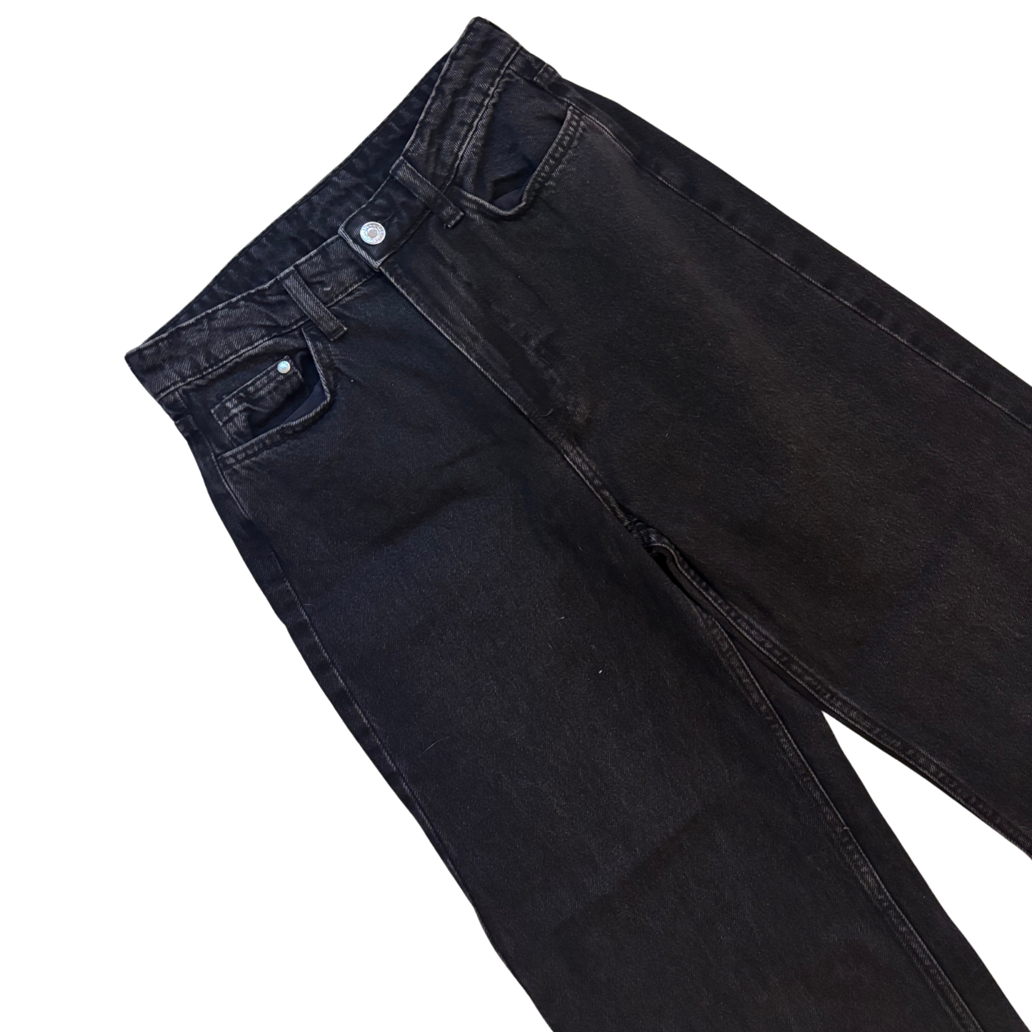 H&M Black Wide Leg Jeans