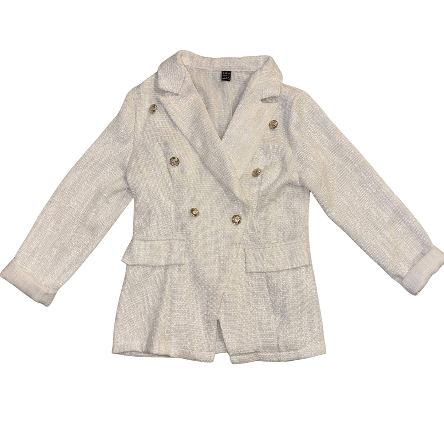 White Tweed Blazer