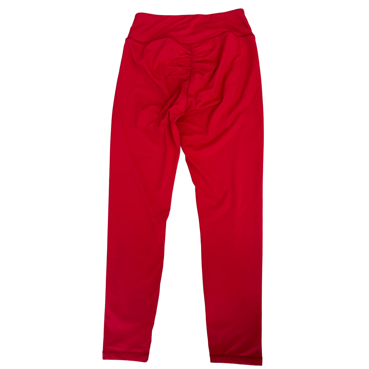 Bo + Tee Red Scrunch Leggings