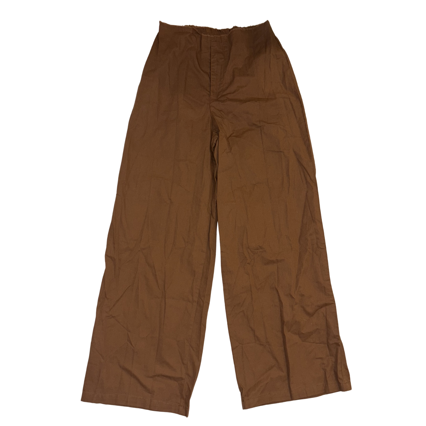 Brown Wide Leg Trousers