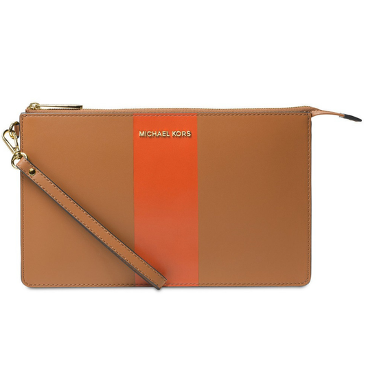 Michael Kors Brown Clutch Bag