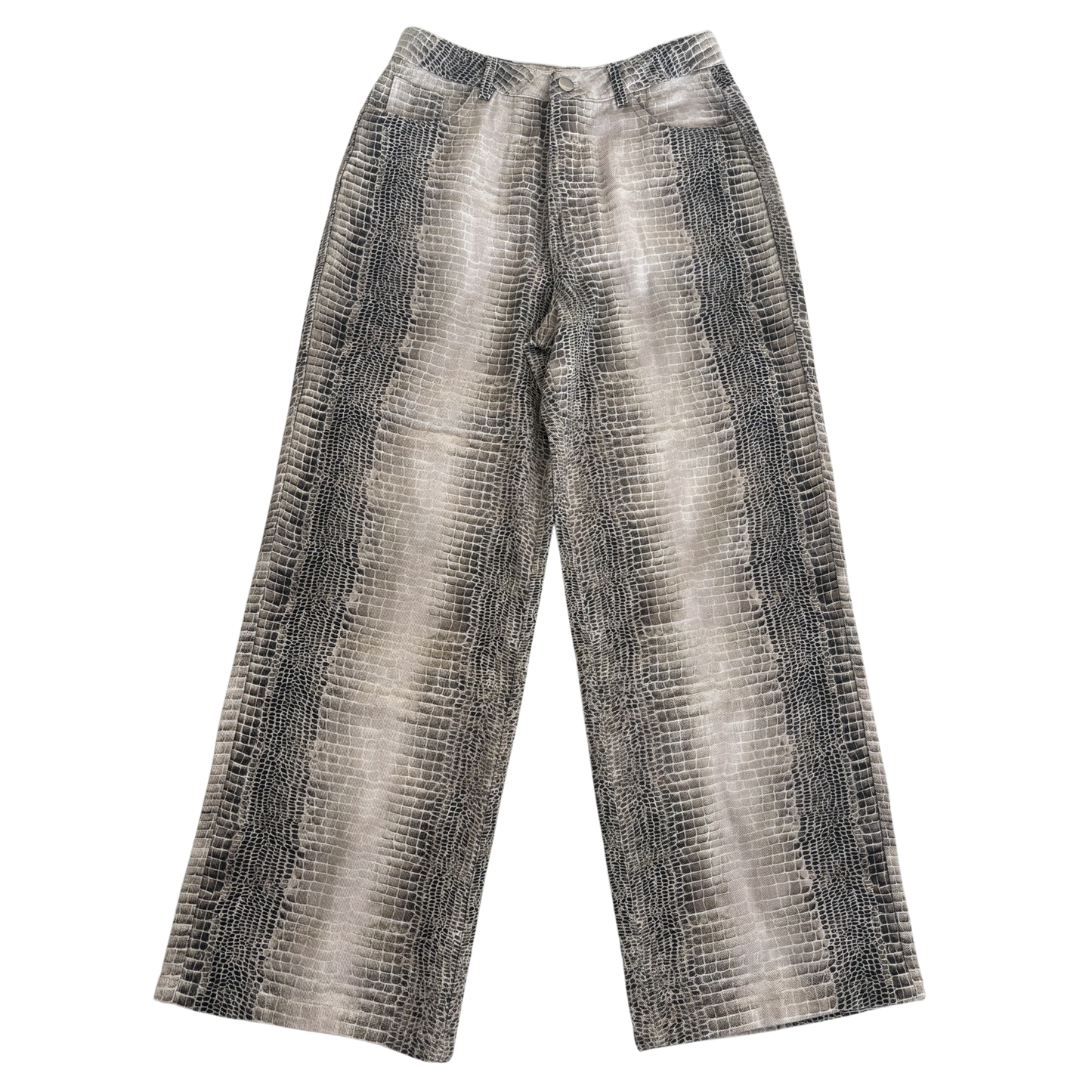 Snake Print Jeans