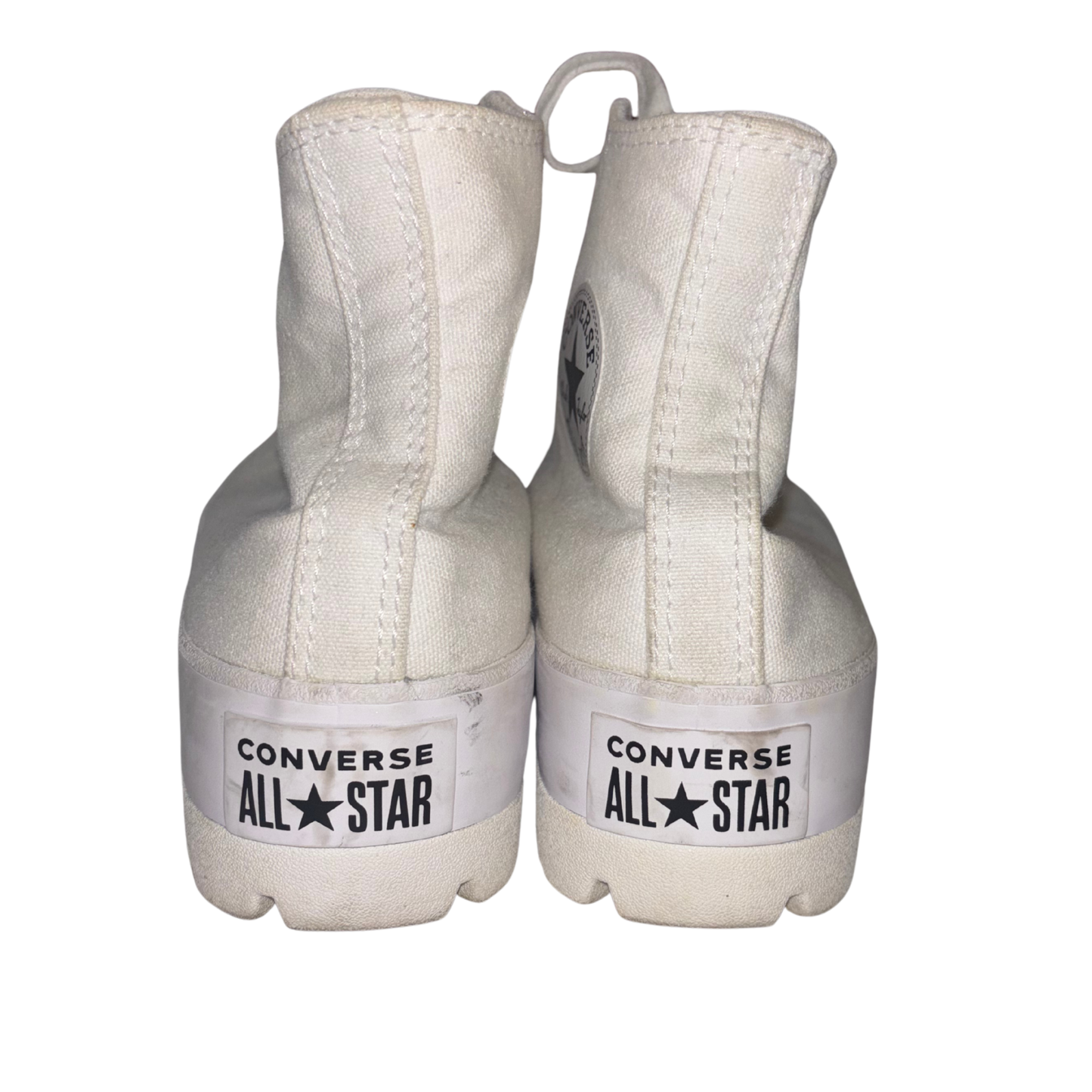 White Converse High Top Trainers