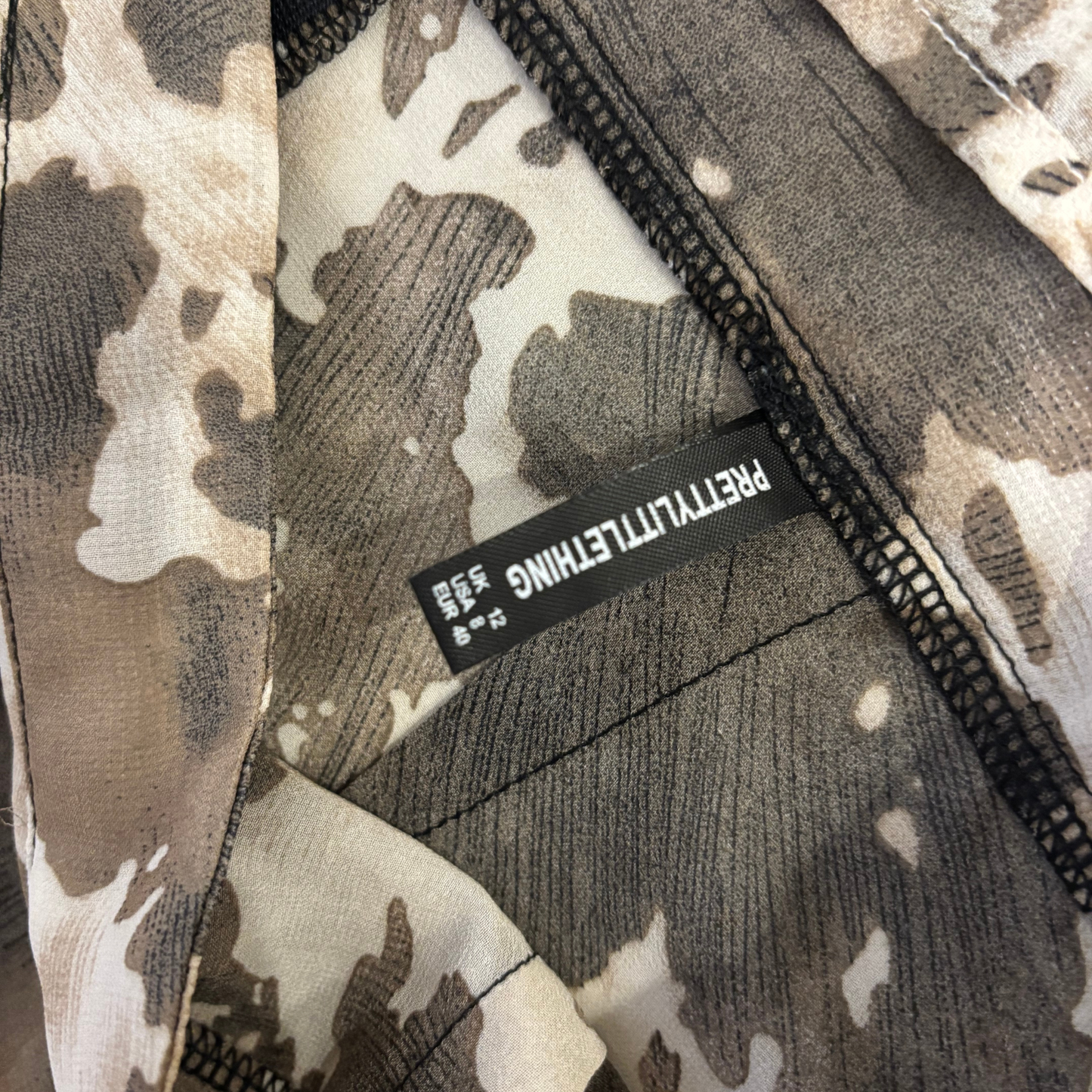 PLT Camo Print Mesh Co-Ord