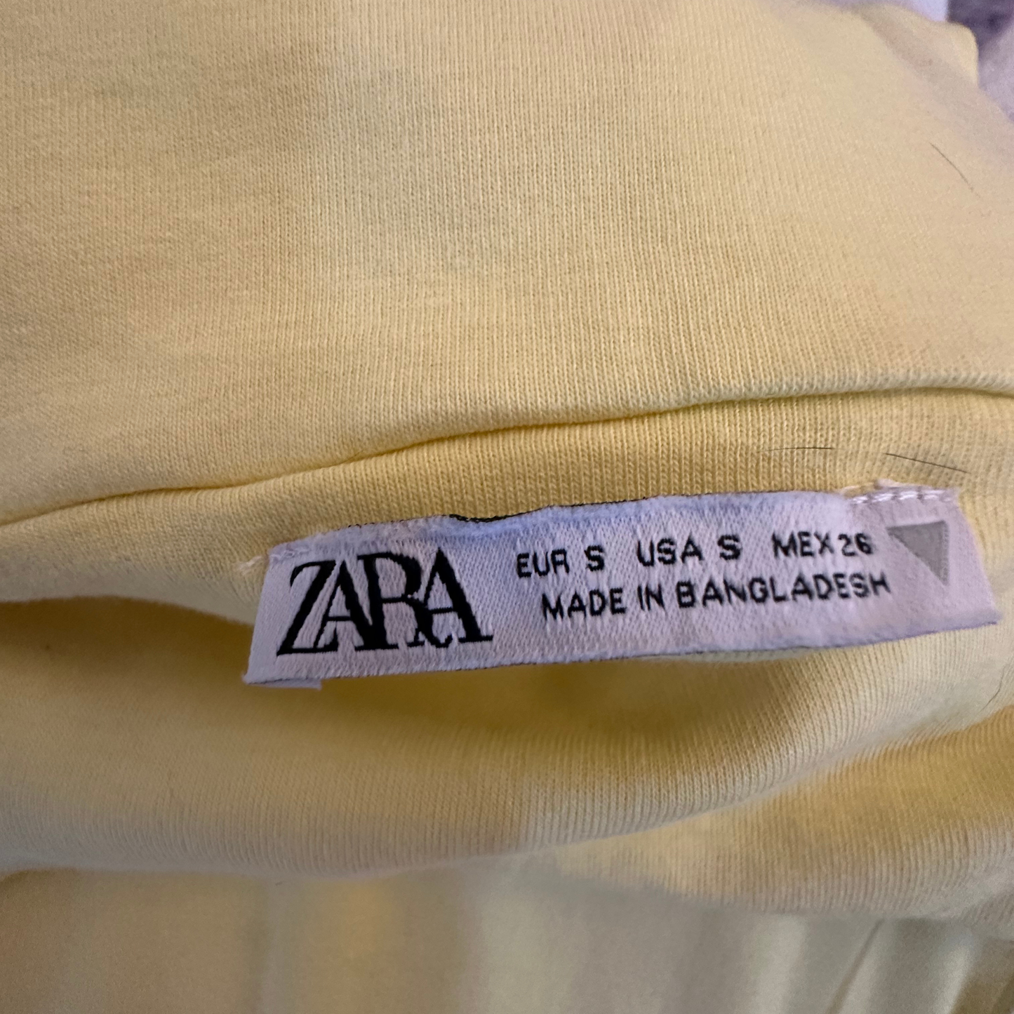 Zara Yellow Mini Dress