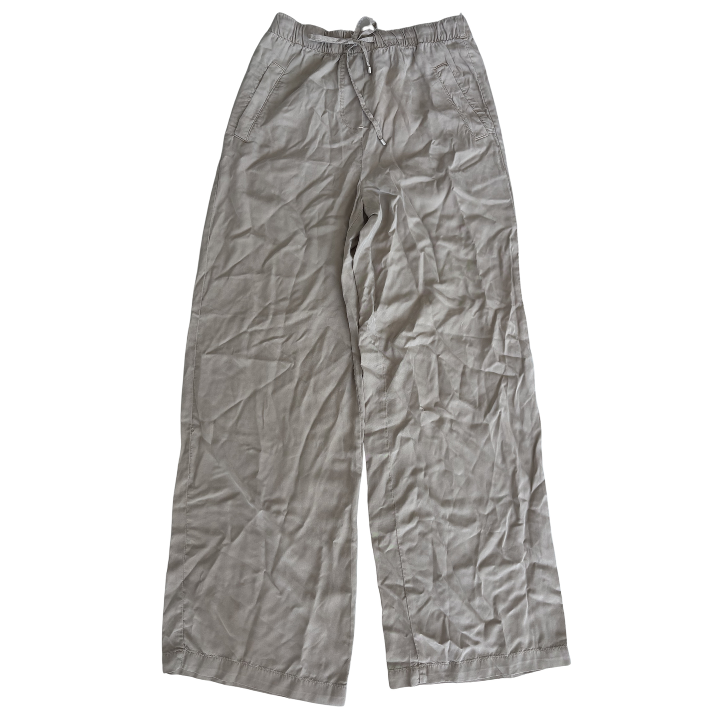 Zara Light Grey Linen Trousers