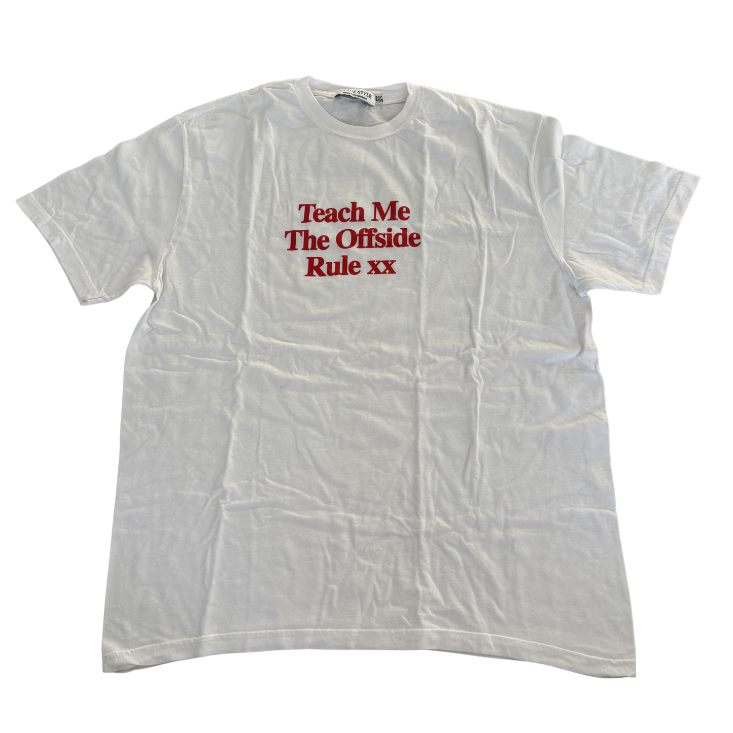 "Teach Me The Offside Rule" Slogan Tee