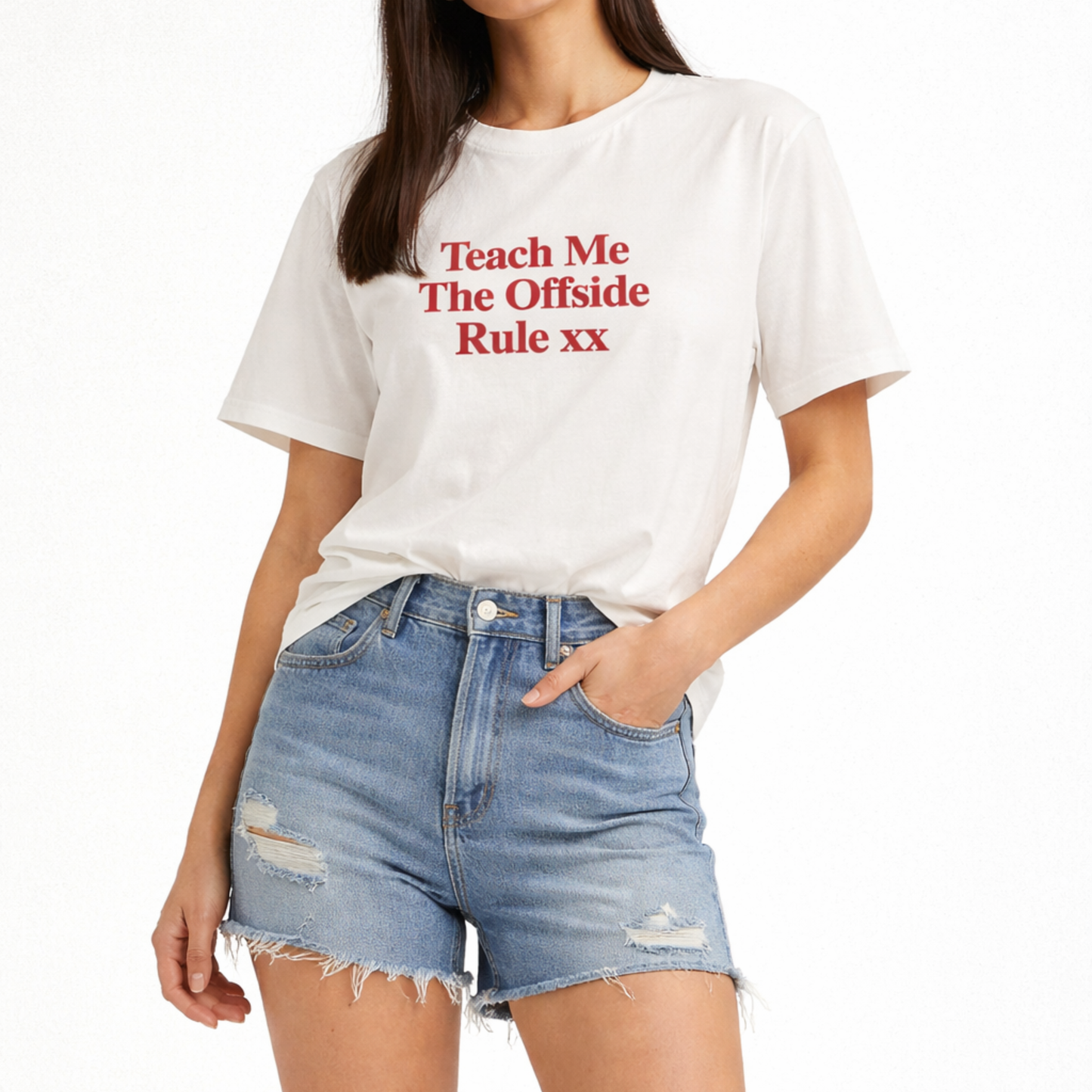 "Teach Me The Offside Rule" Slogan Tee