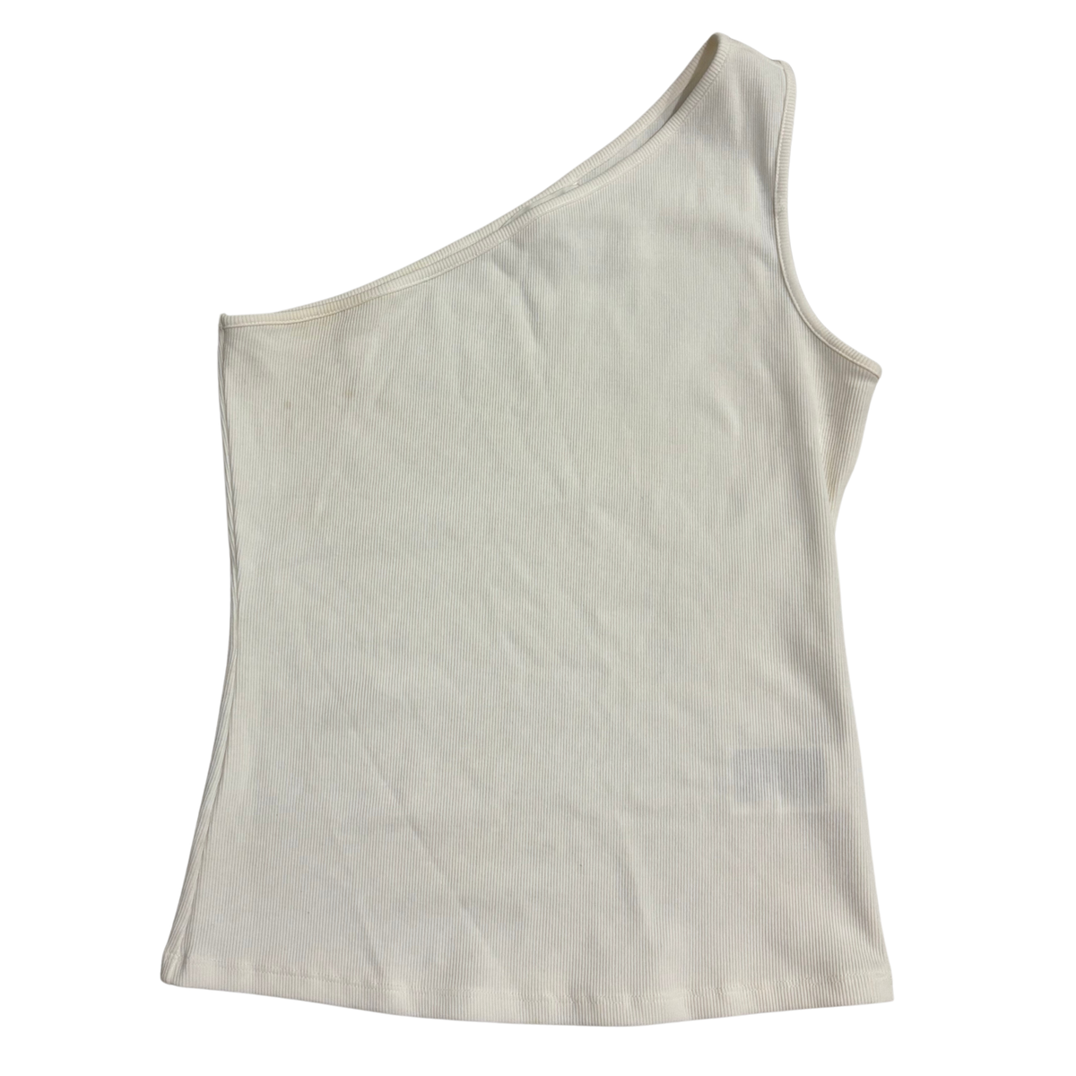 H&M White One Shoulder Top