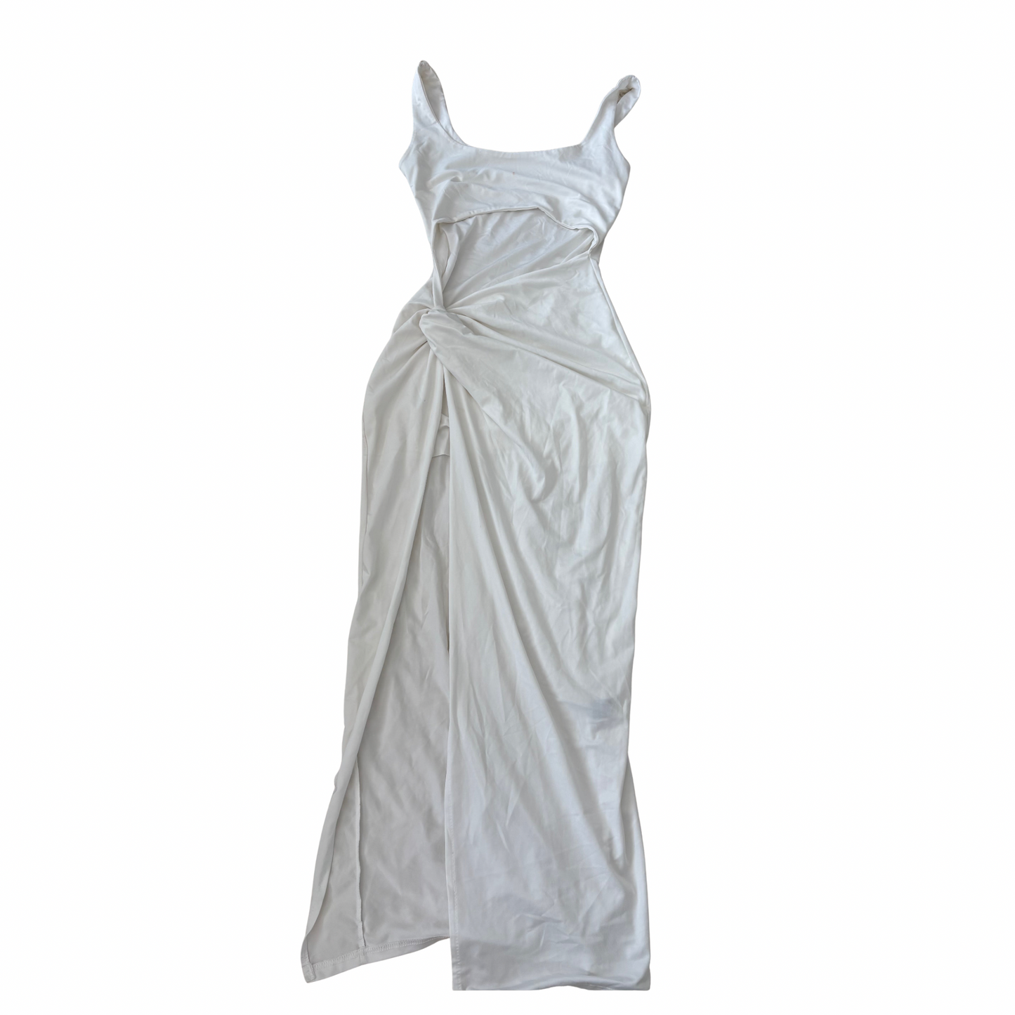 White Knot Side Maxi
