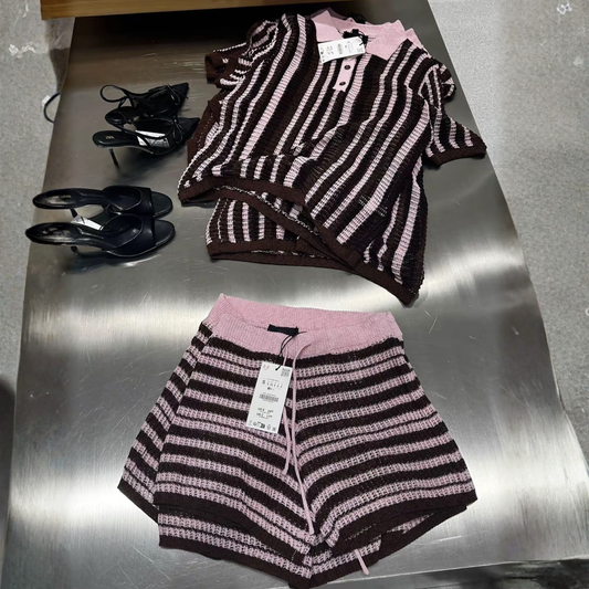 Zara Striped Knit Co-Ord