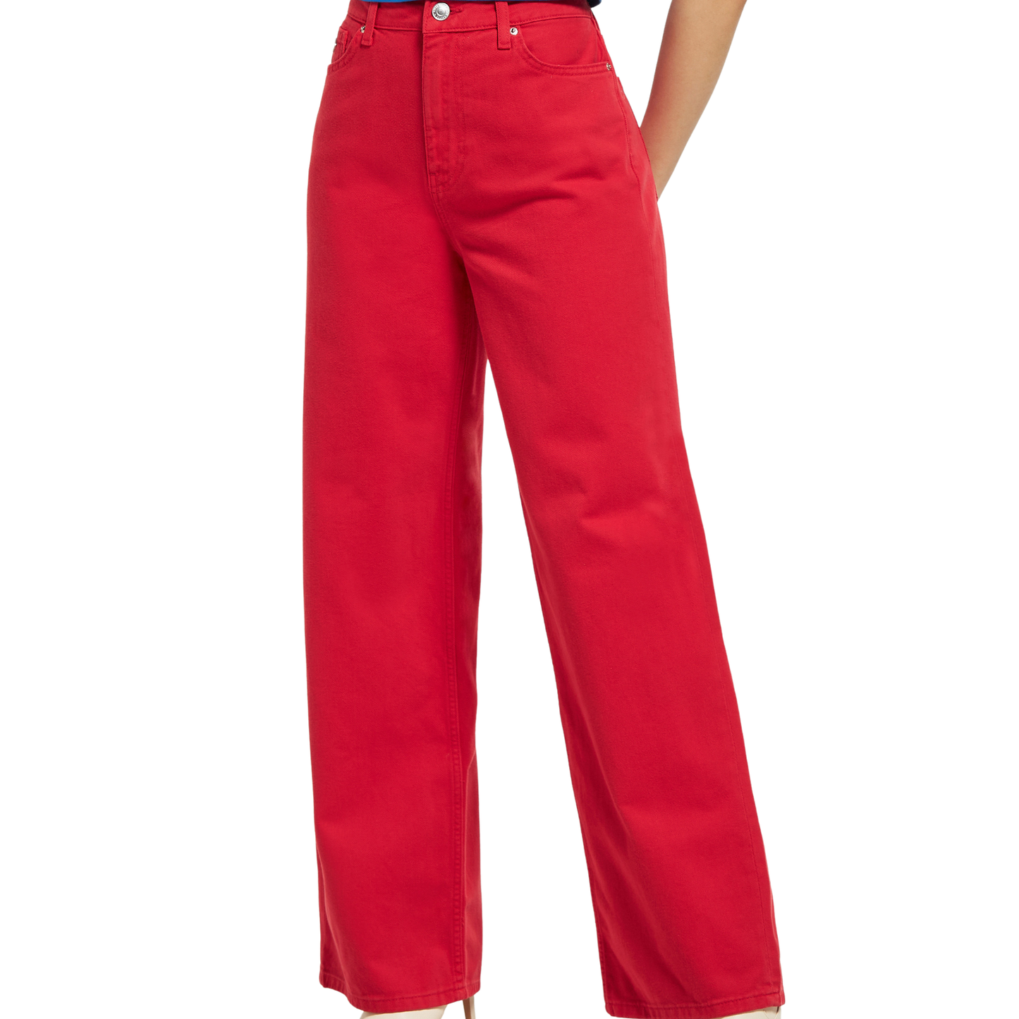 Lee Cooper Red Wide Leg Jeans