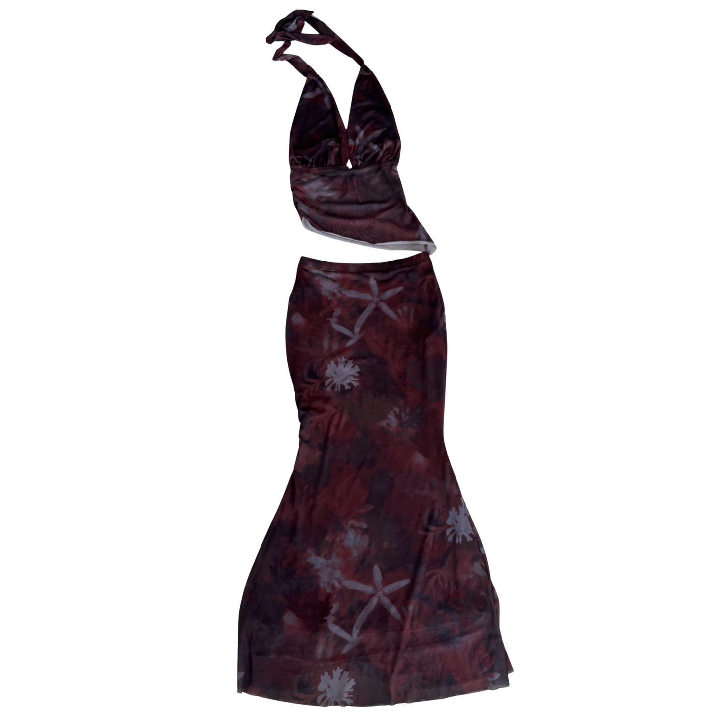 Purple Abstract Co-Ord