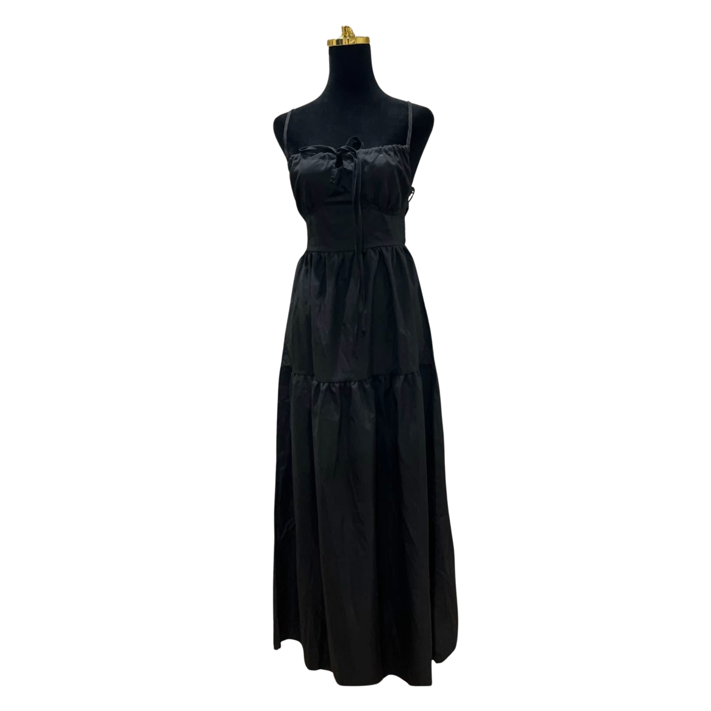 Black Tiered Maxi Dress