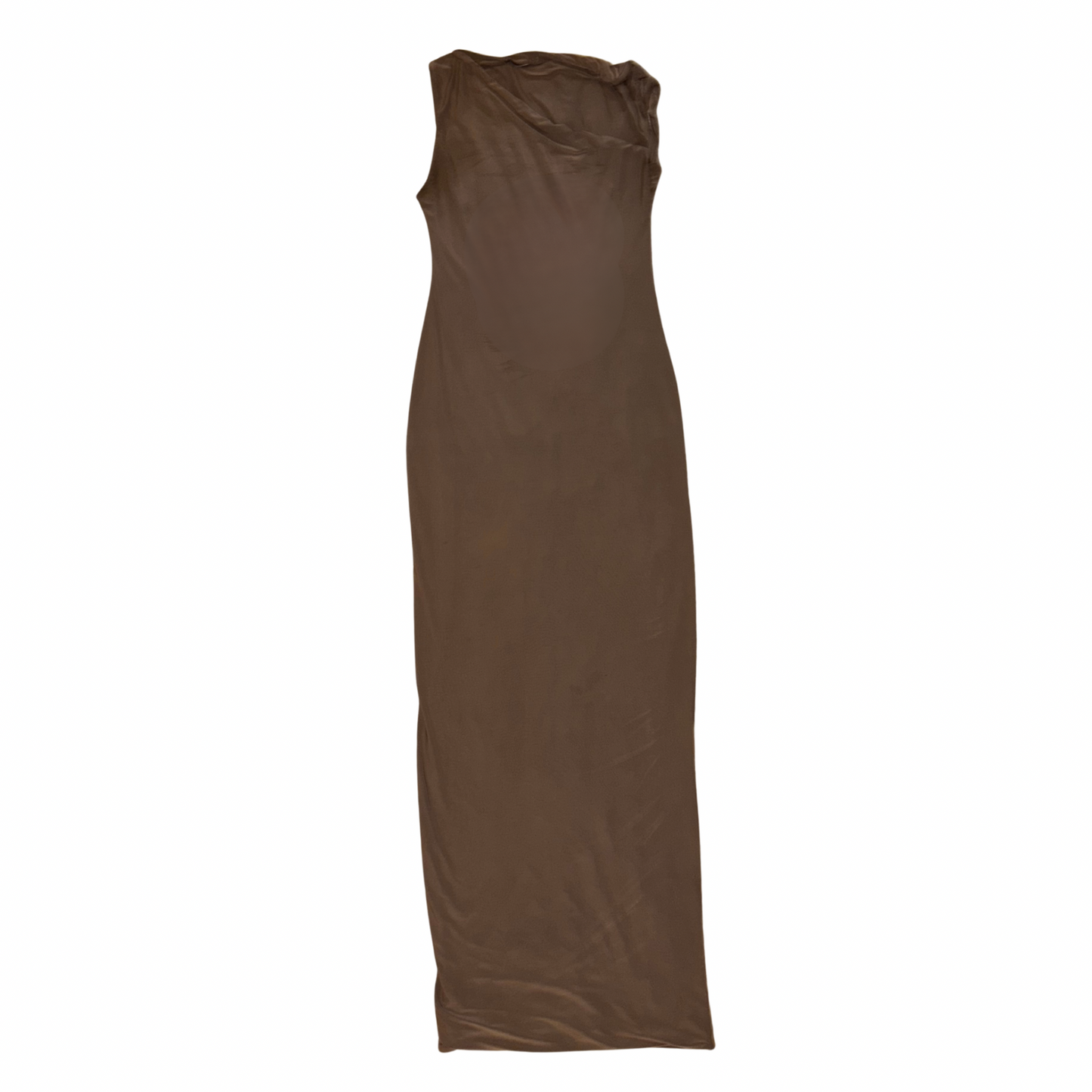 PLT Brown Slinky Maxi Dress