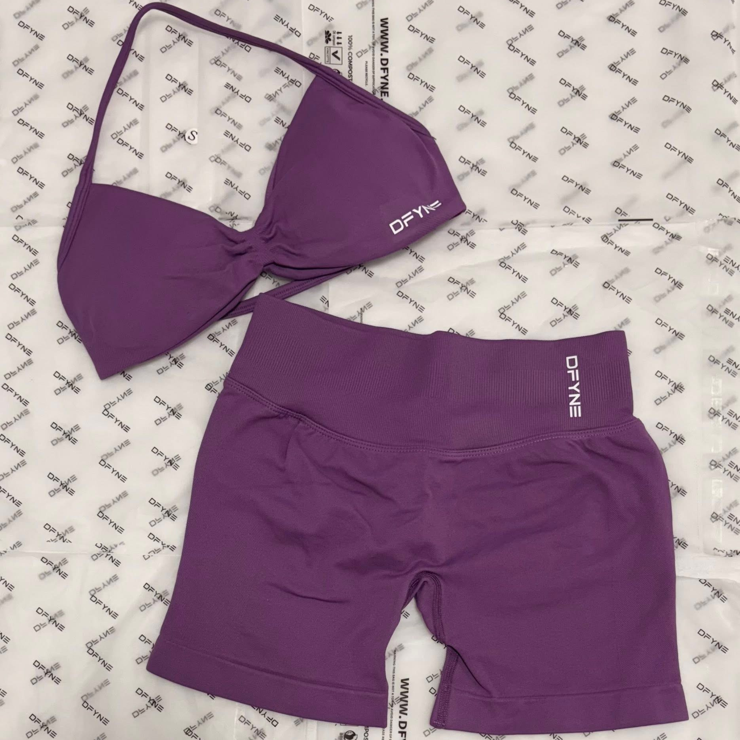 DFYNE Purple Gym Set