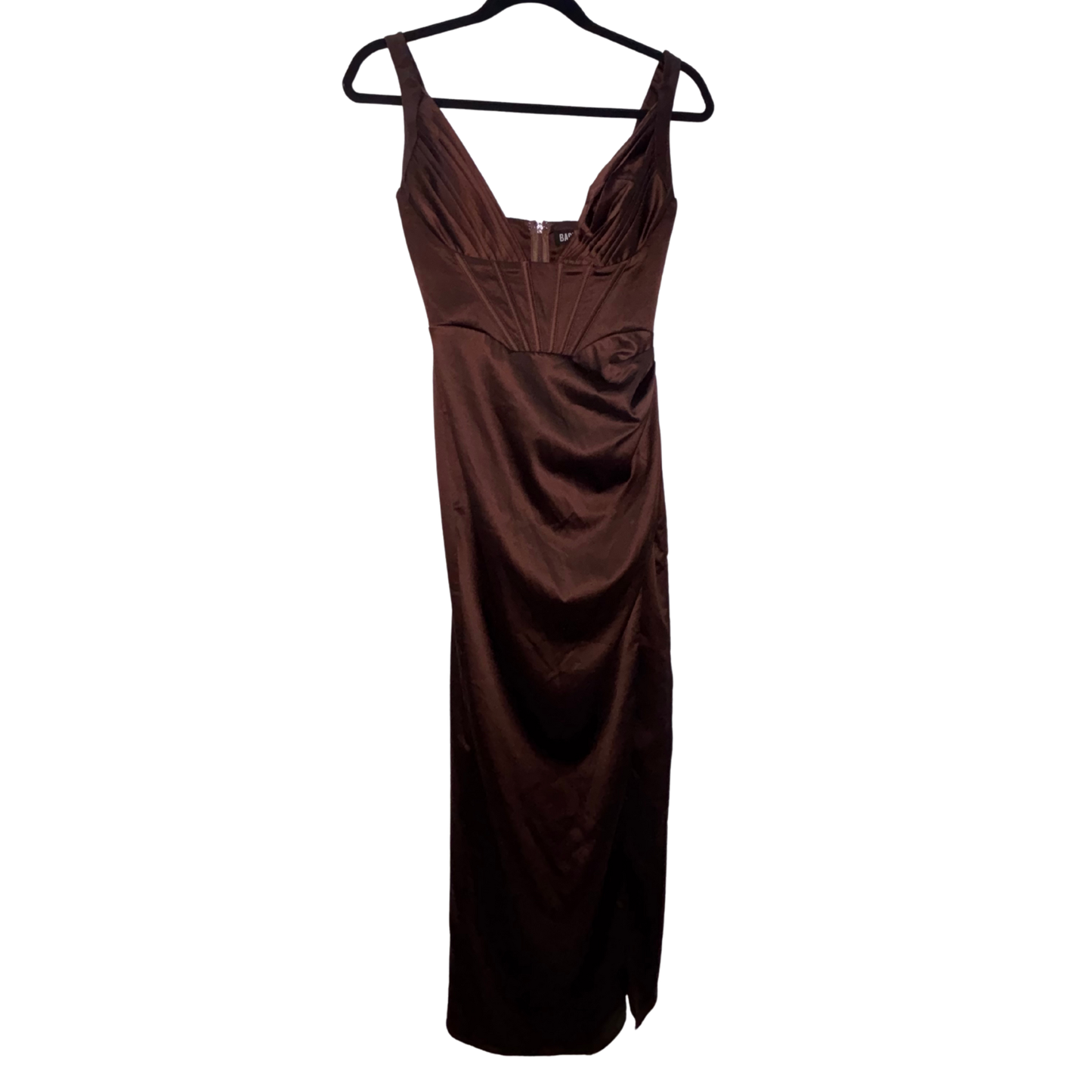 Babyboo 'Cordelia' Brown Maxi Dress